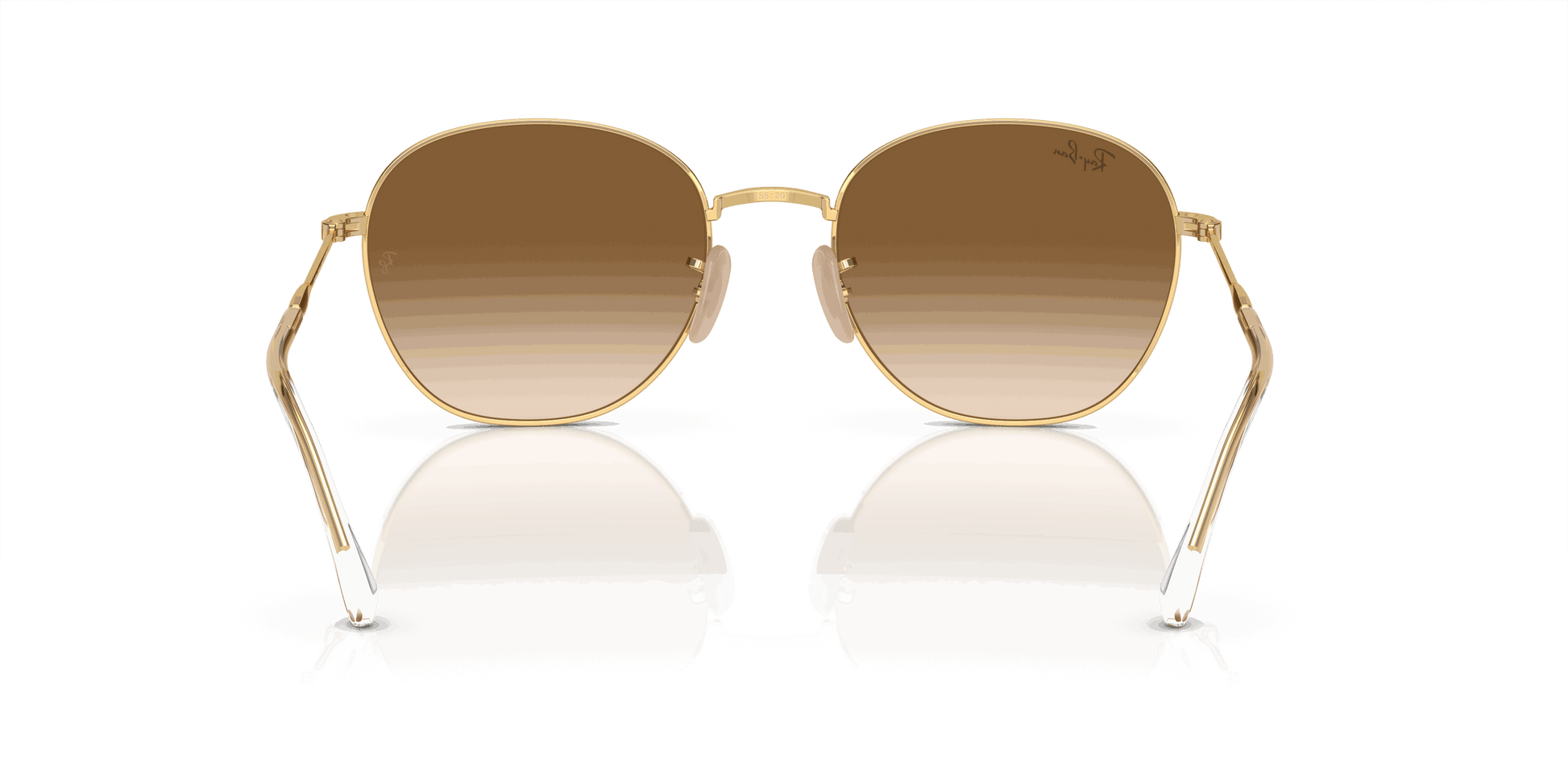 [Light Brown Lenses, Polished Arista Gold Frame]