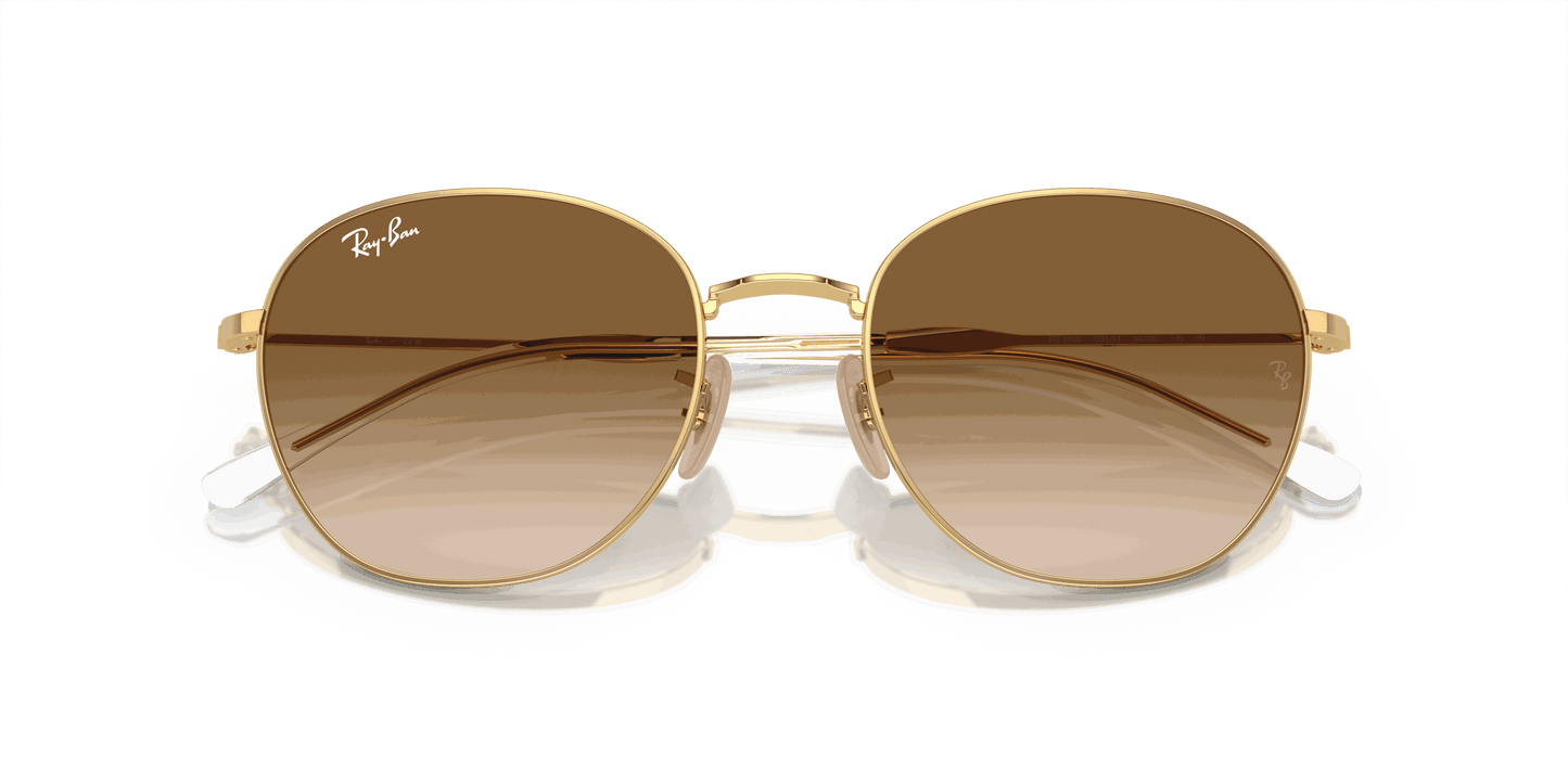 [Light Brown Lenses, Polished Arista Gold Frame]