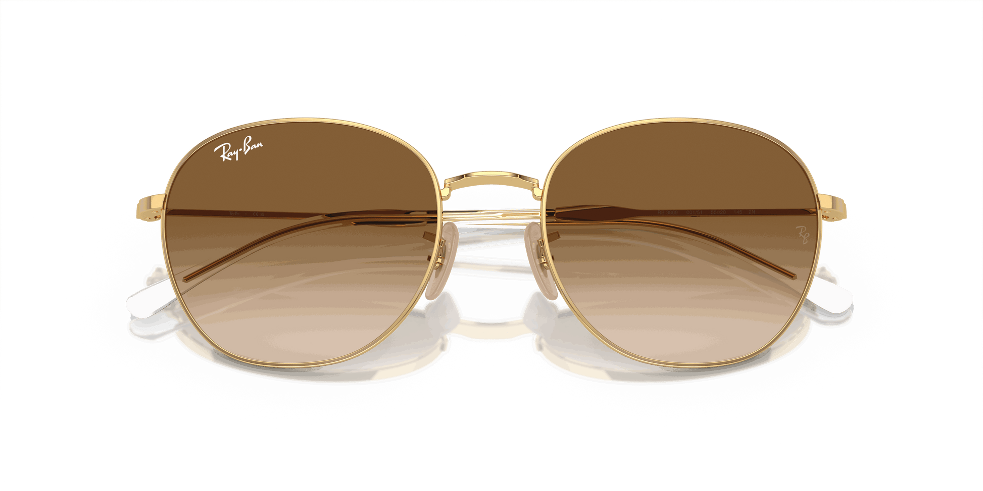 [Light Brown Lenses, Polished Arista Gold Frame]