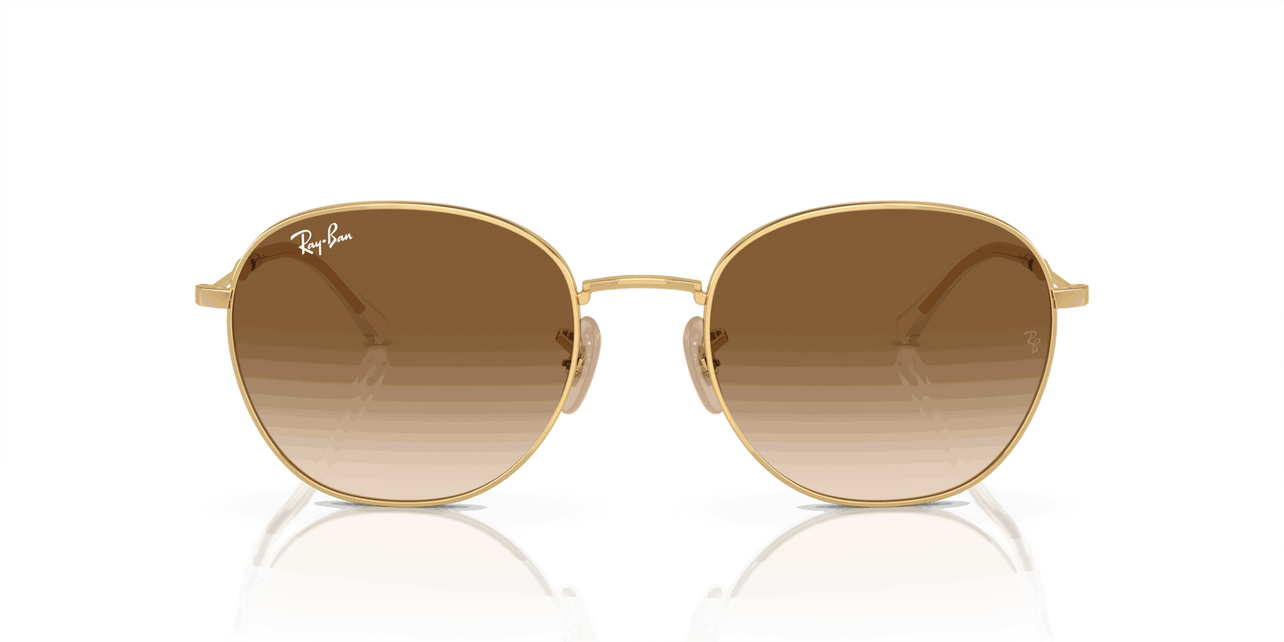 [Light Brown Lenses, Polished Arista Gold Frame]