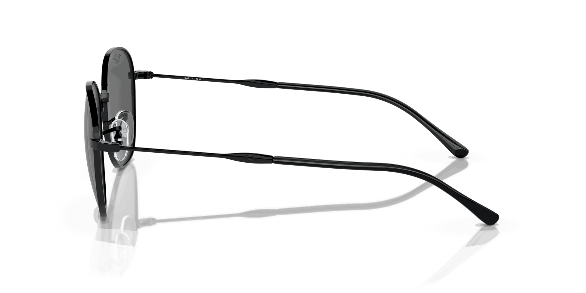 [Dark Grey Lenses, Polished Black Frame]