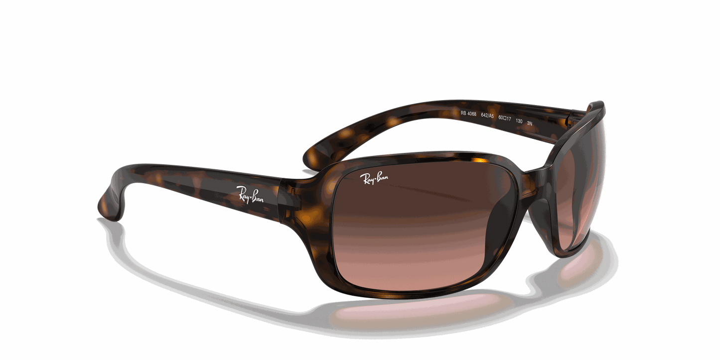 [Pink/Brown Gradient Lenses, Polished Havana Frame]