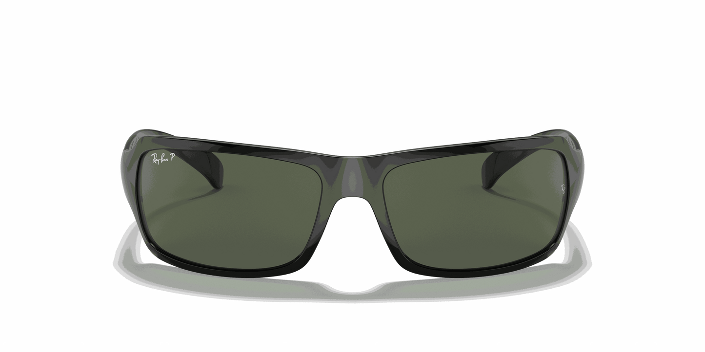 [G-15 Green Lenses, Polished Black Frame]