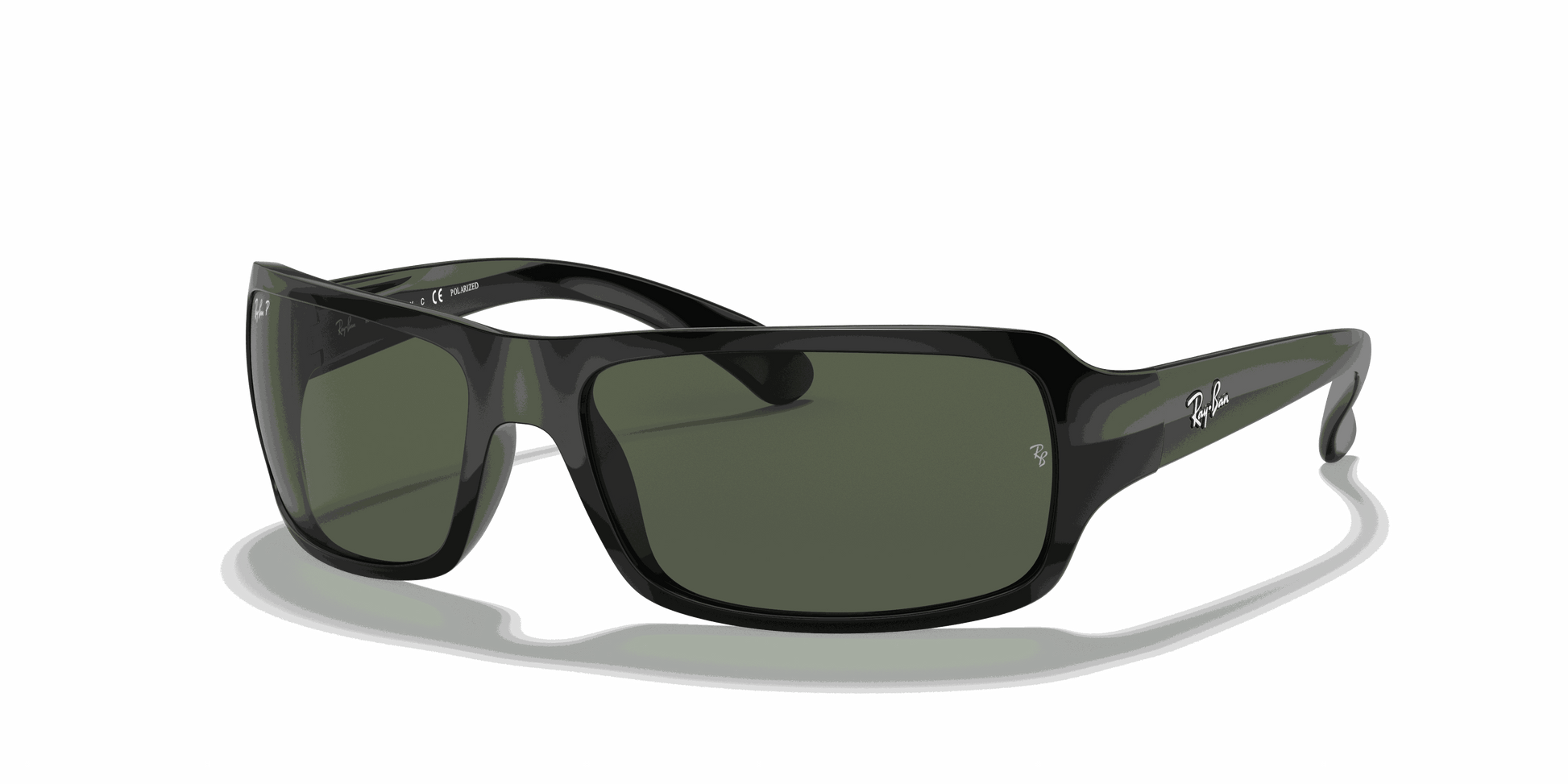 [G-15 Green Lenses, Polished Black Frame]