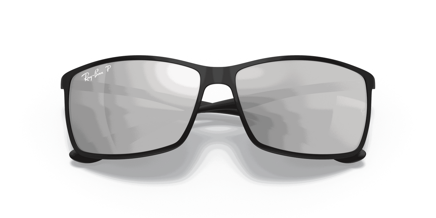 [Silver Lenses, Matte Black Frame]