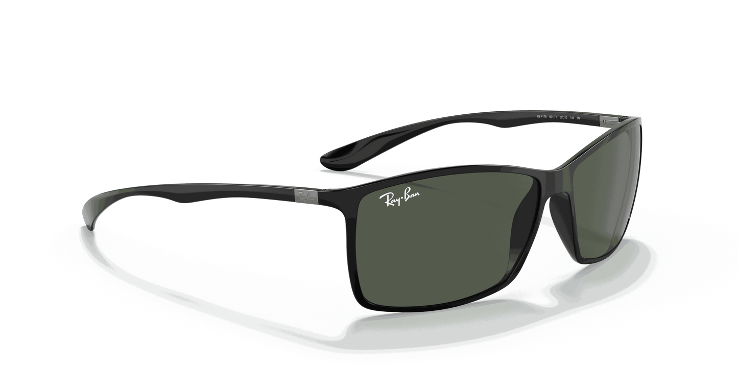 [Green Classic Lenses, Polished Black Frame]
