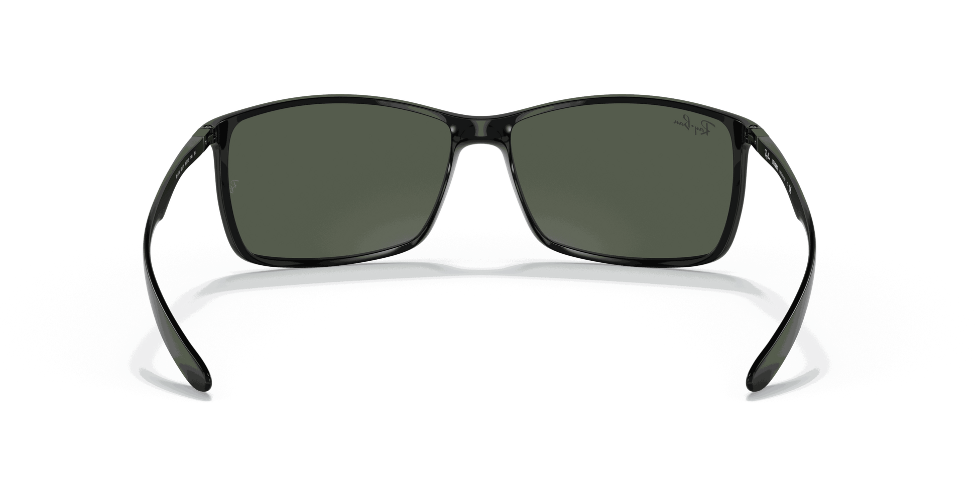 [Green Classic Lenses, Polished Black Frame]