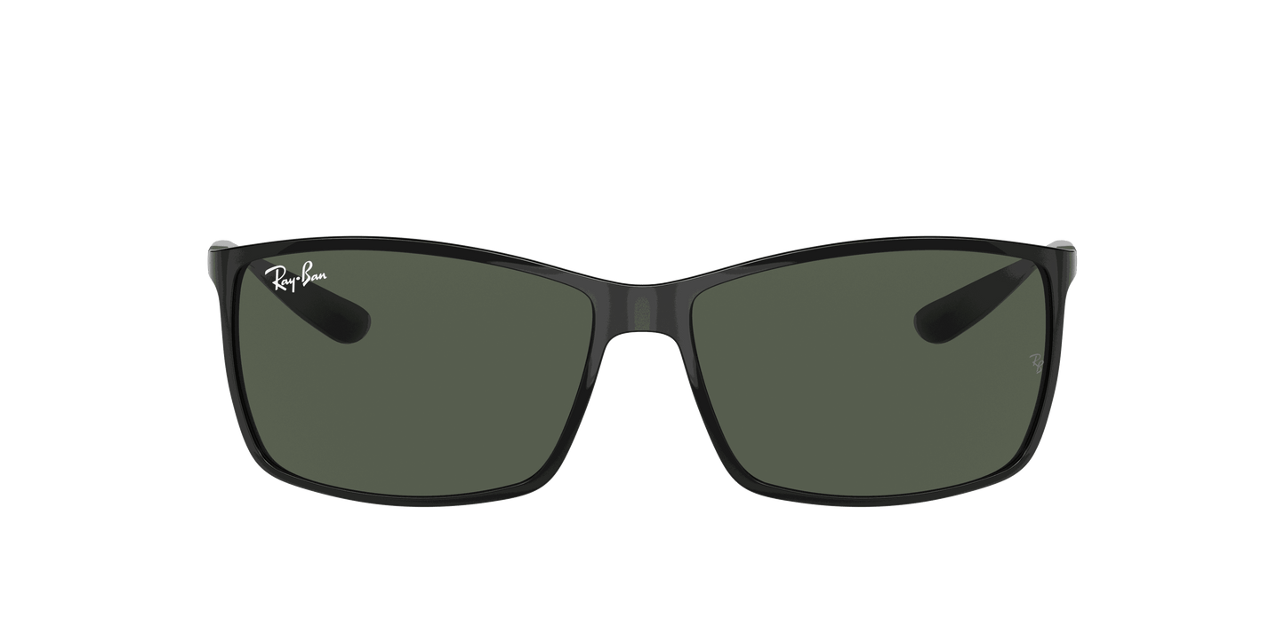 [Green Classic Lenses, Polished Black Frame]