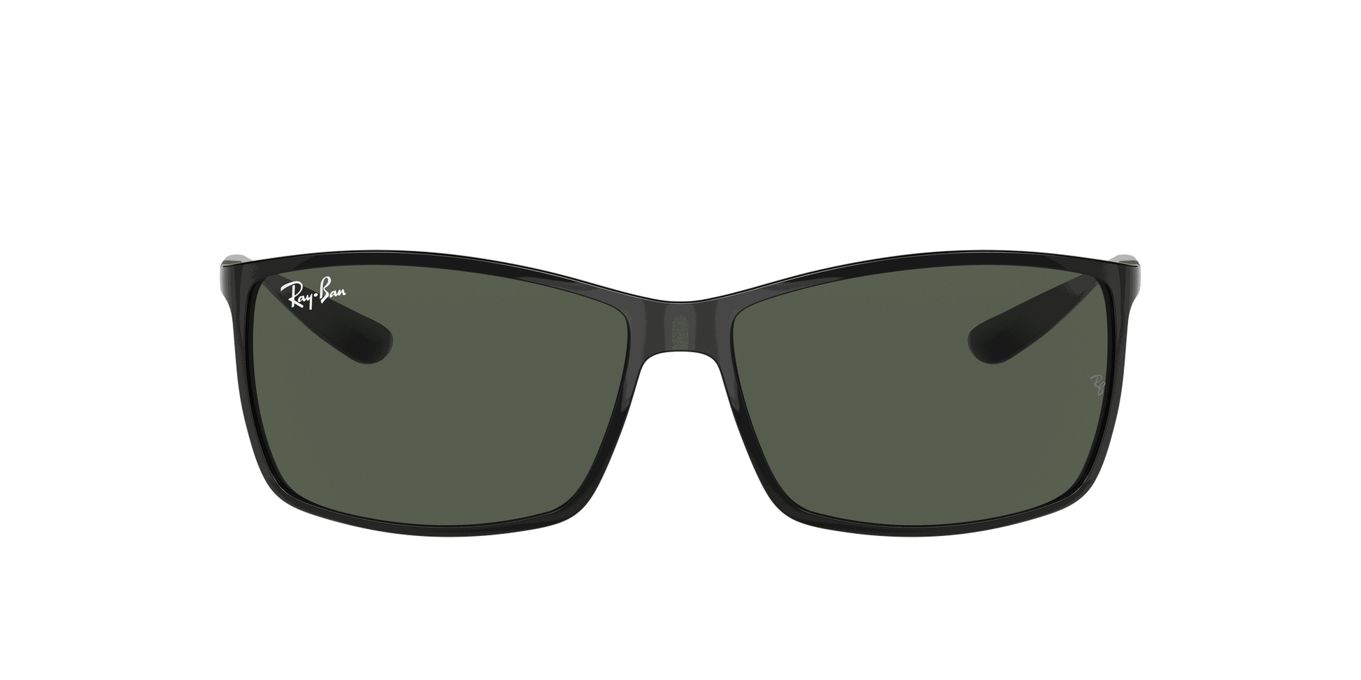 [Green Classic Lenses, Polished Black Frame]