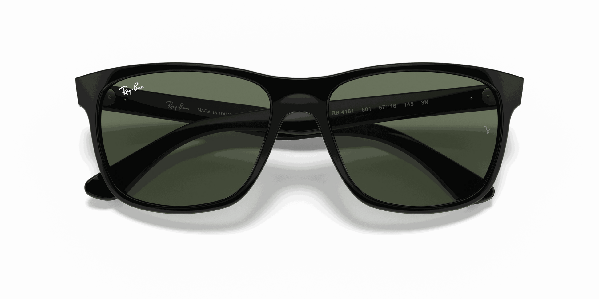 [Green Lenses, Polished Black Frame]