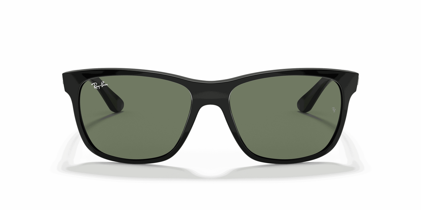 [Green Lenses, Polished Black Frame]