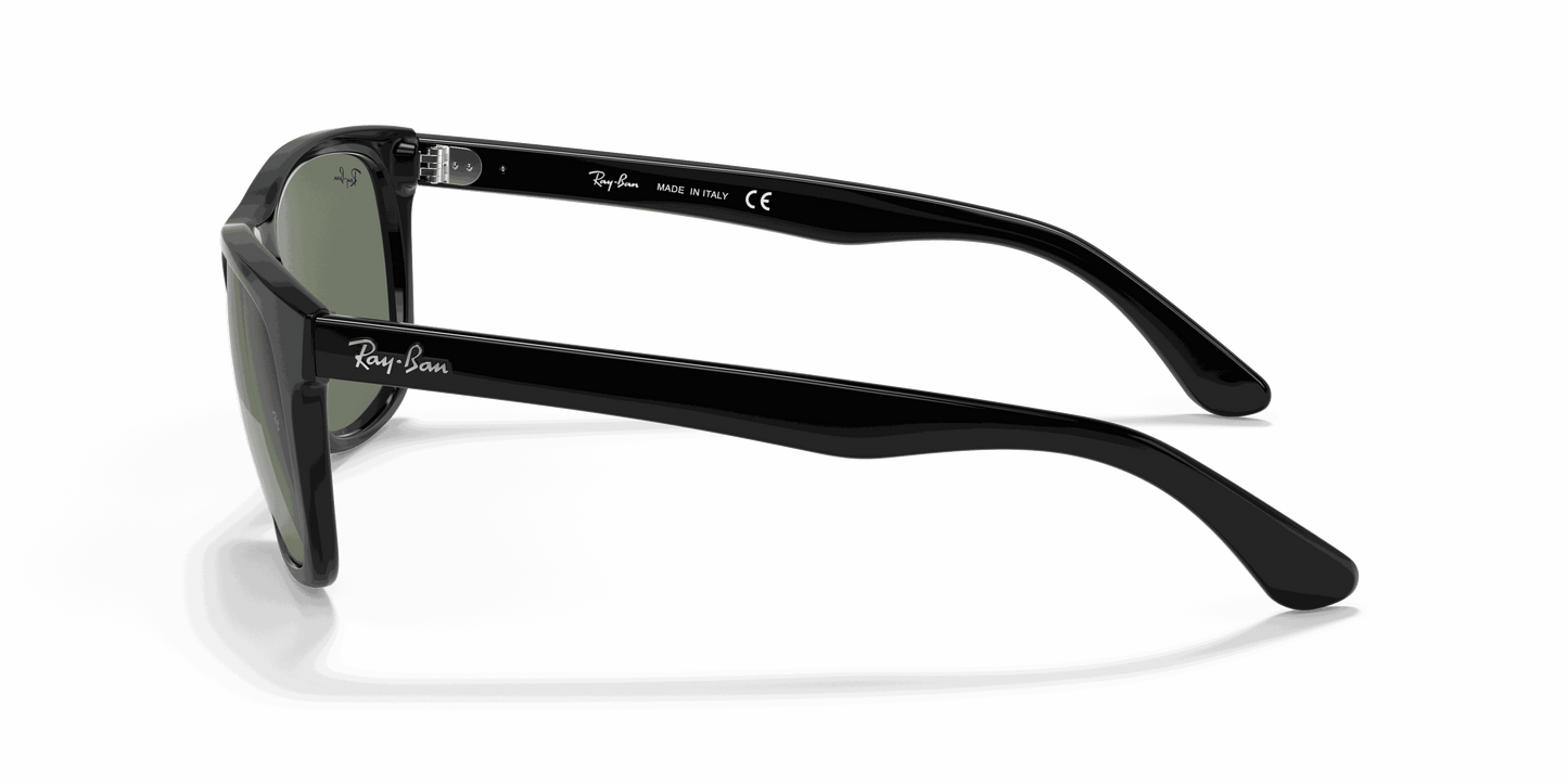 [Green Lenses, Polished Black Frame]