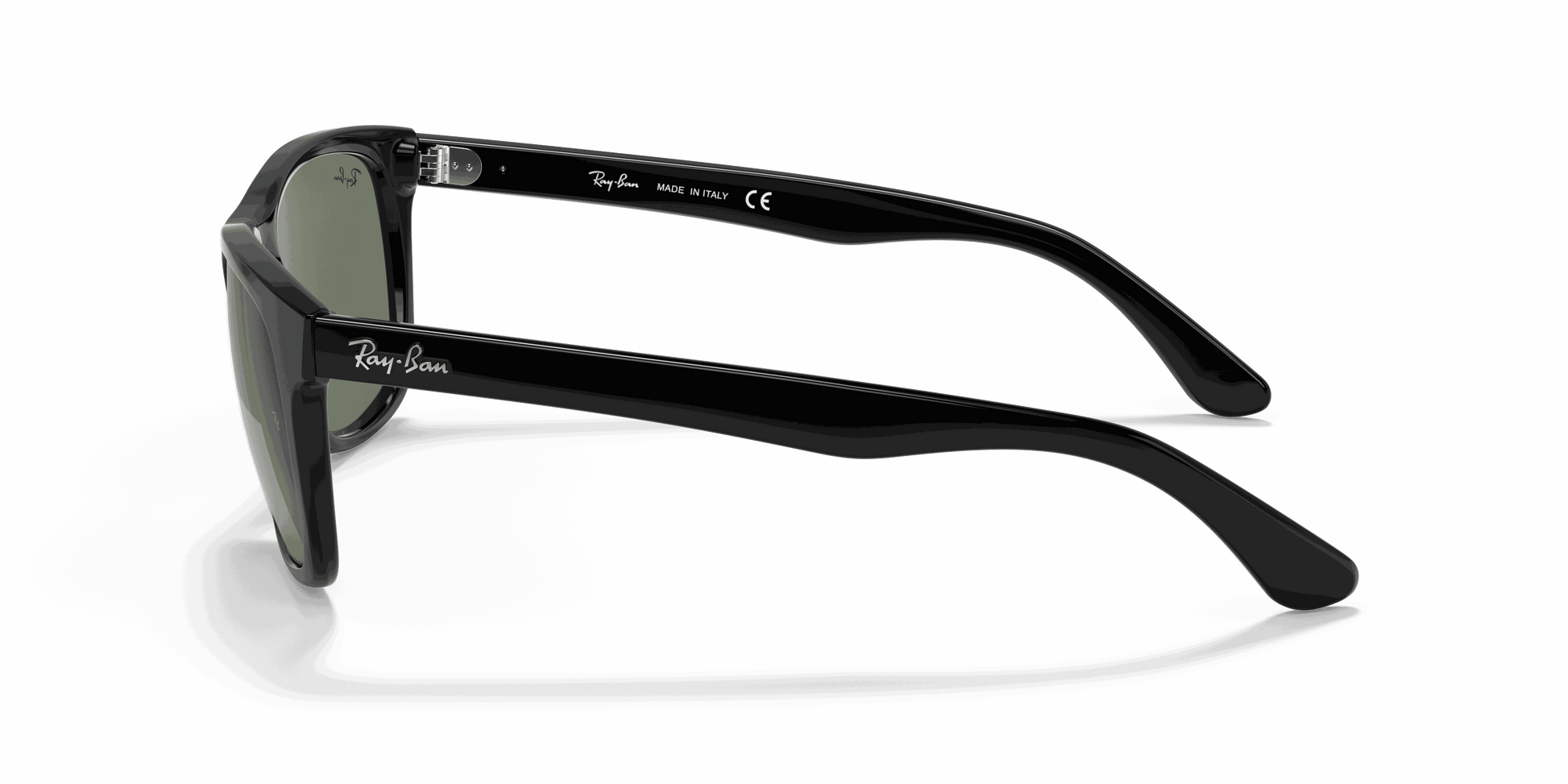 [Green Lenses, Polished Black Frame]