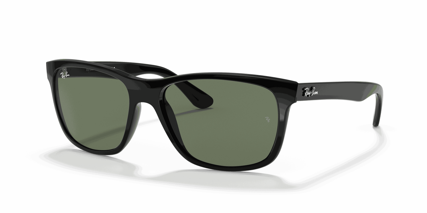 [Green Lenses, Polished Black Frame]