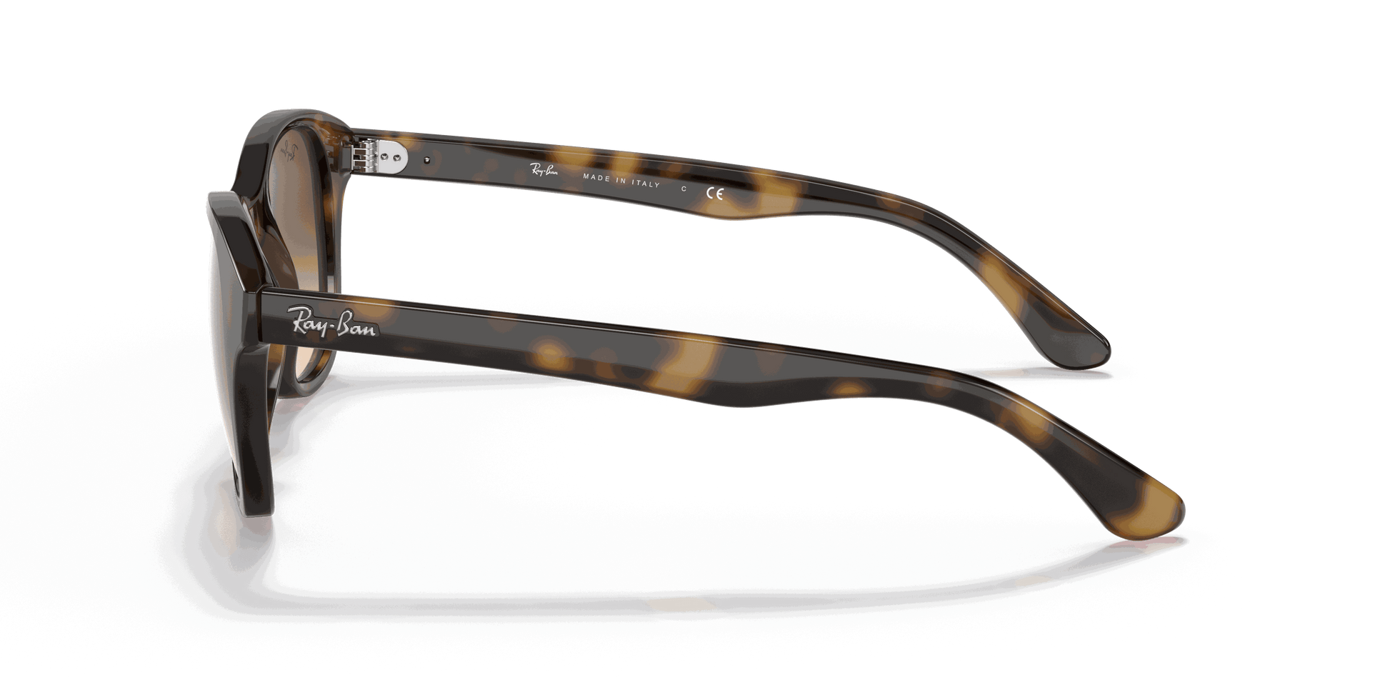 [Brown Gradient Dark Brown Lenses, Polished Light Havana Frame]
