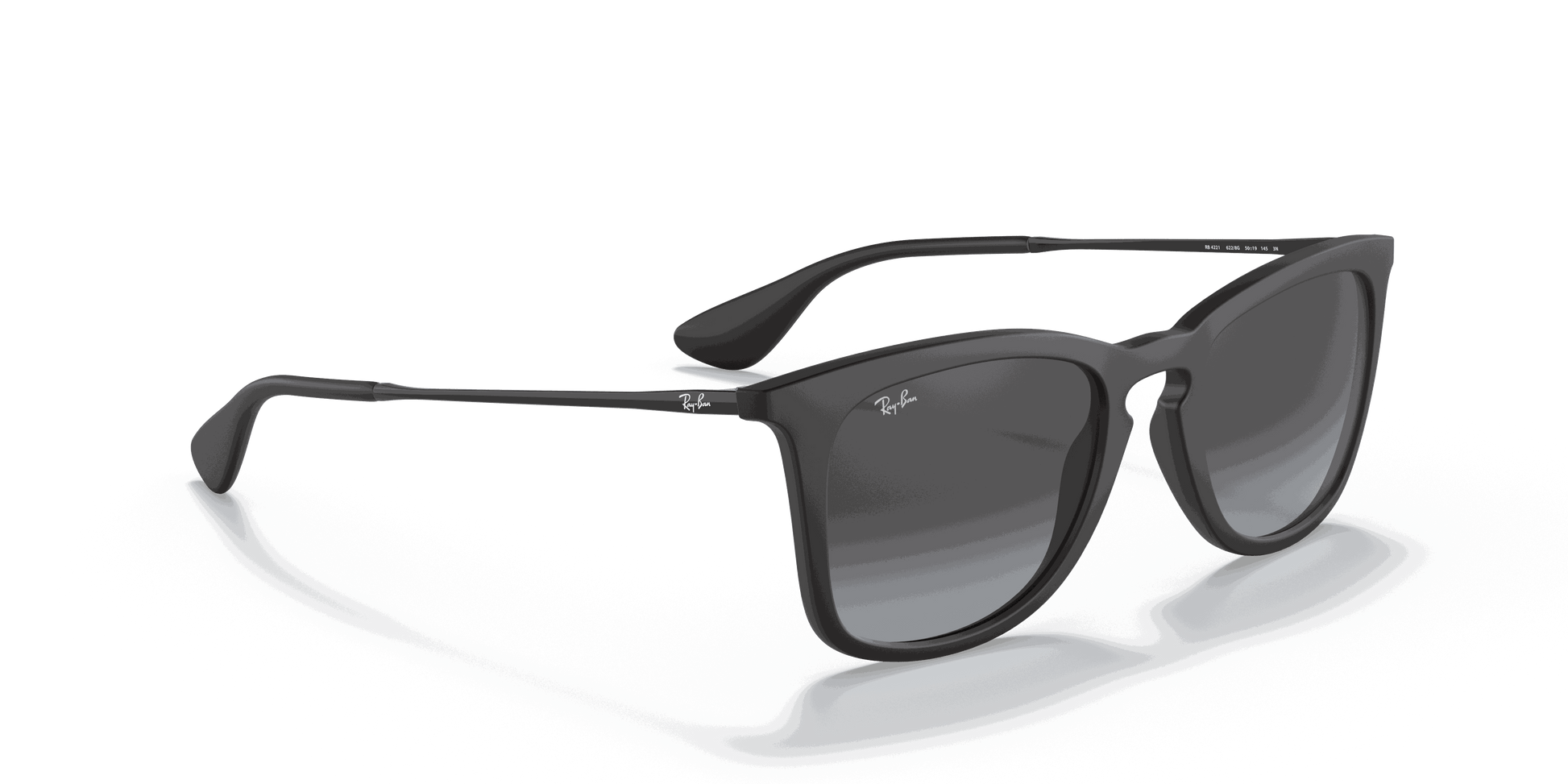 [Grey Gradient Lenses, Matte Rubber Black Frame]