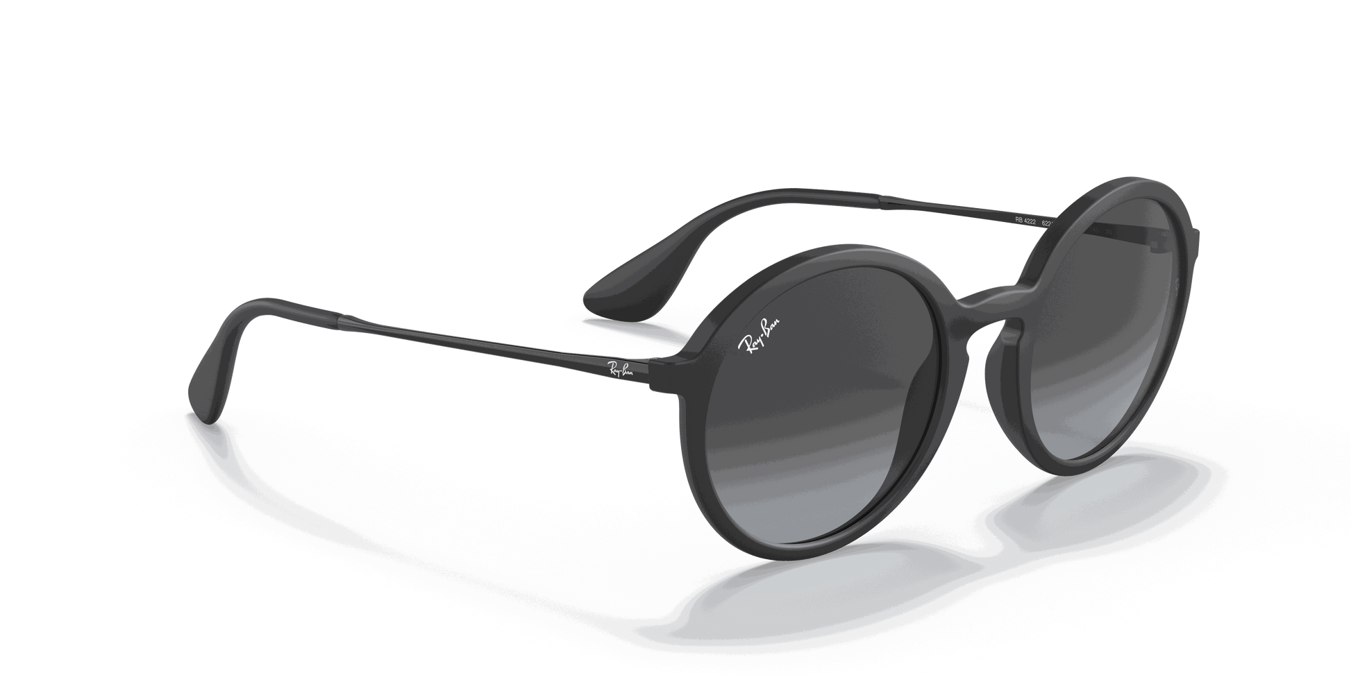 [Light Grey Gradient Dark Grey Lenses, Matte Rubber Black Frame]