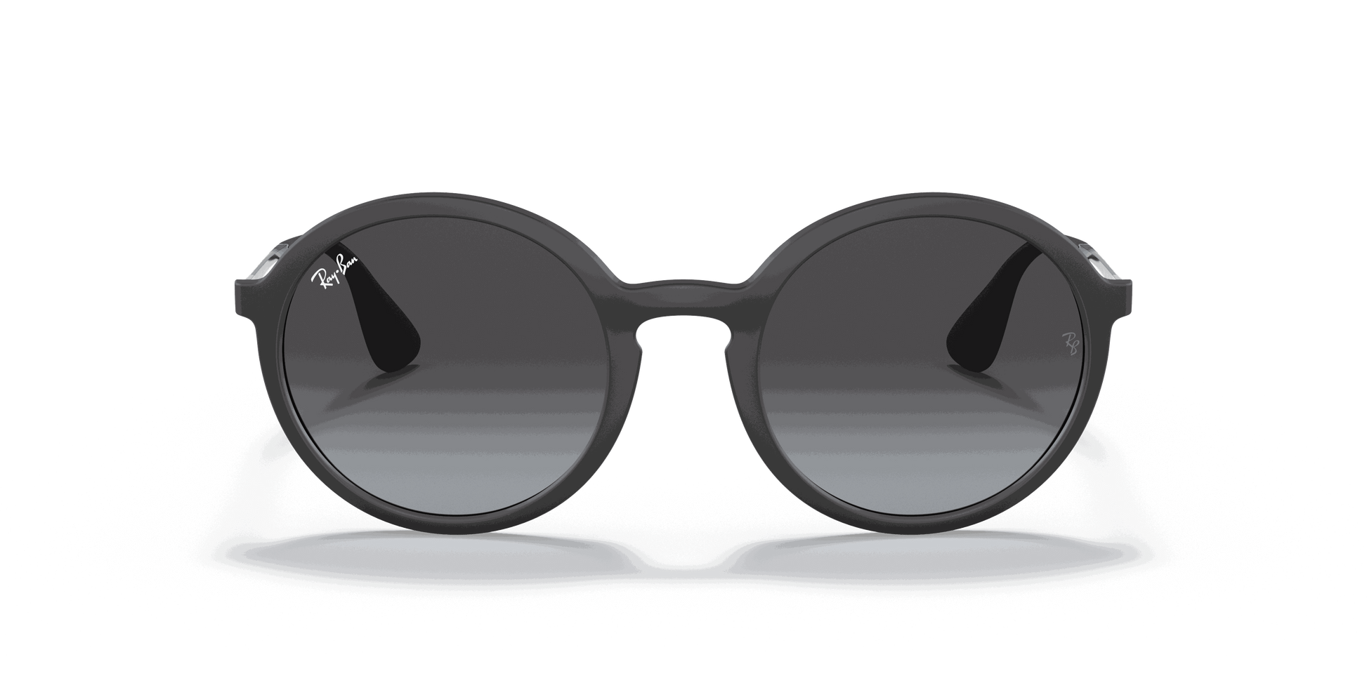 [Light Grey Gradient Dark Grey Lenses, Matte Rubber Black Frame]