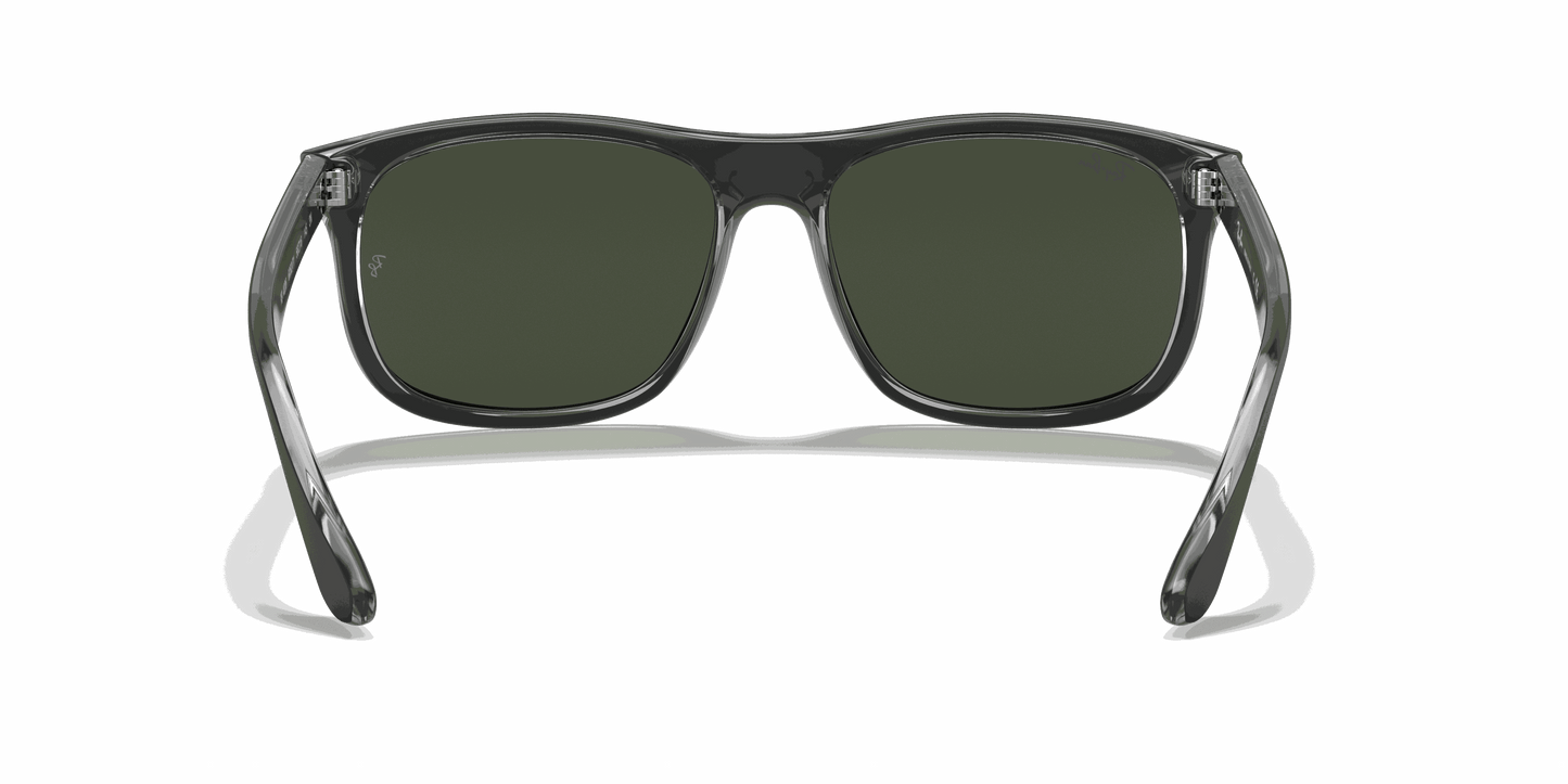 [Green Lenses, Matte Black On Transparent Frame]