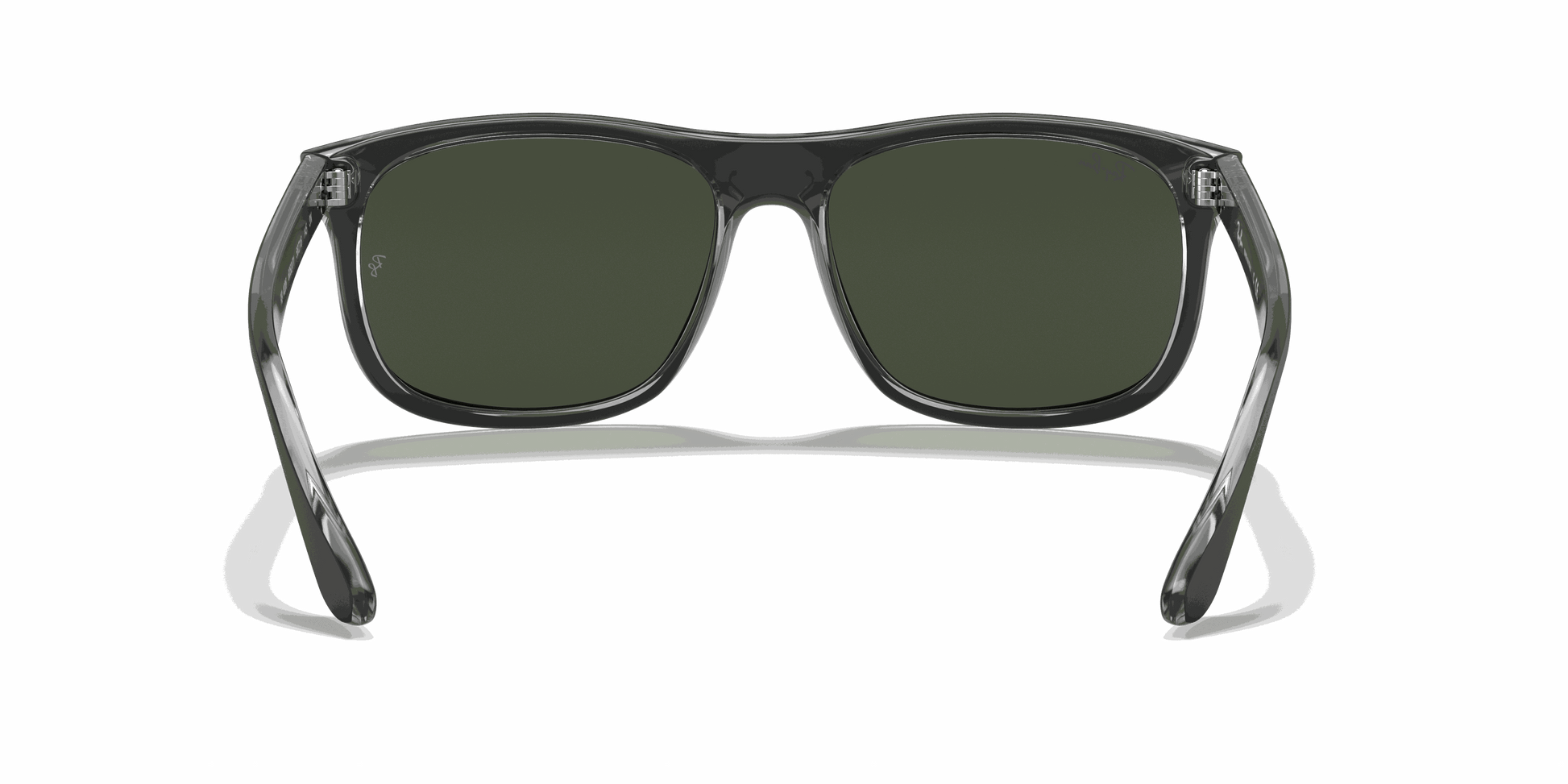[Green Lenses, Matte Black On Transparent Frame]
