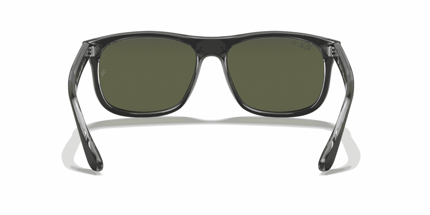 [G-15 Green Lenses, Matte Black On Transparent Frame]