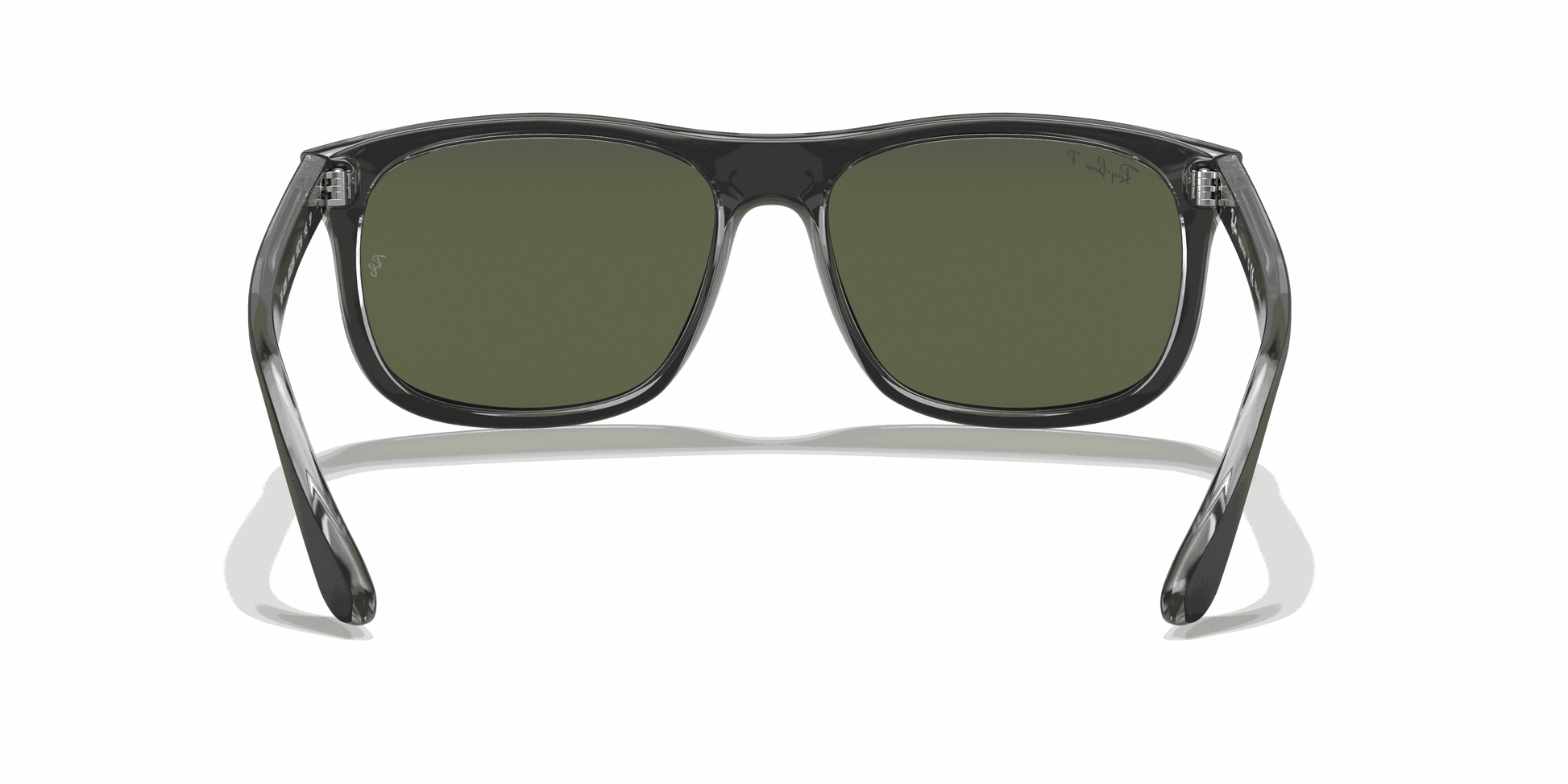 [G-15 Green Lenses, Matte Black On Transparent Frame]