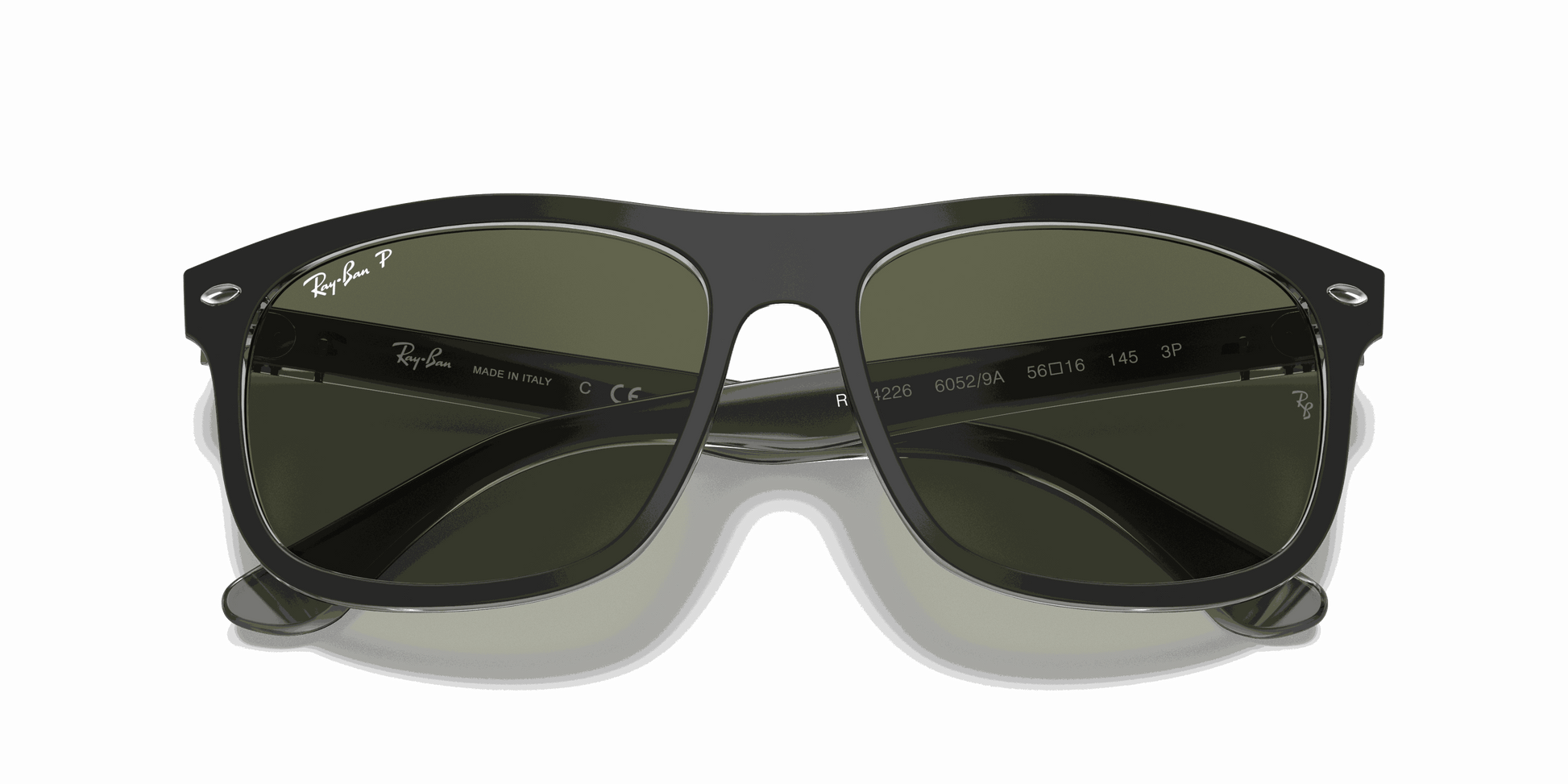 [G-15 Green Lenses, Matte Black On Transparent Frame]