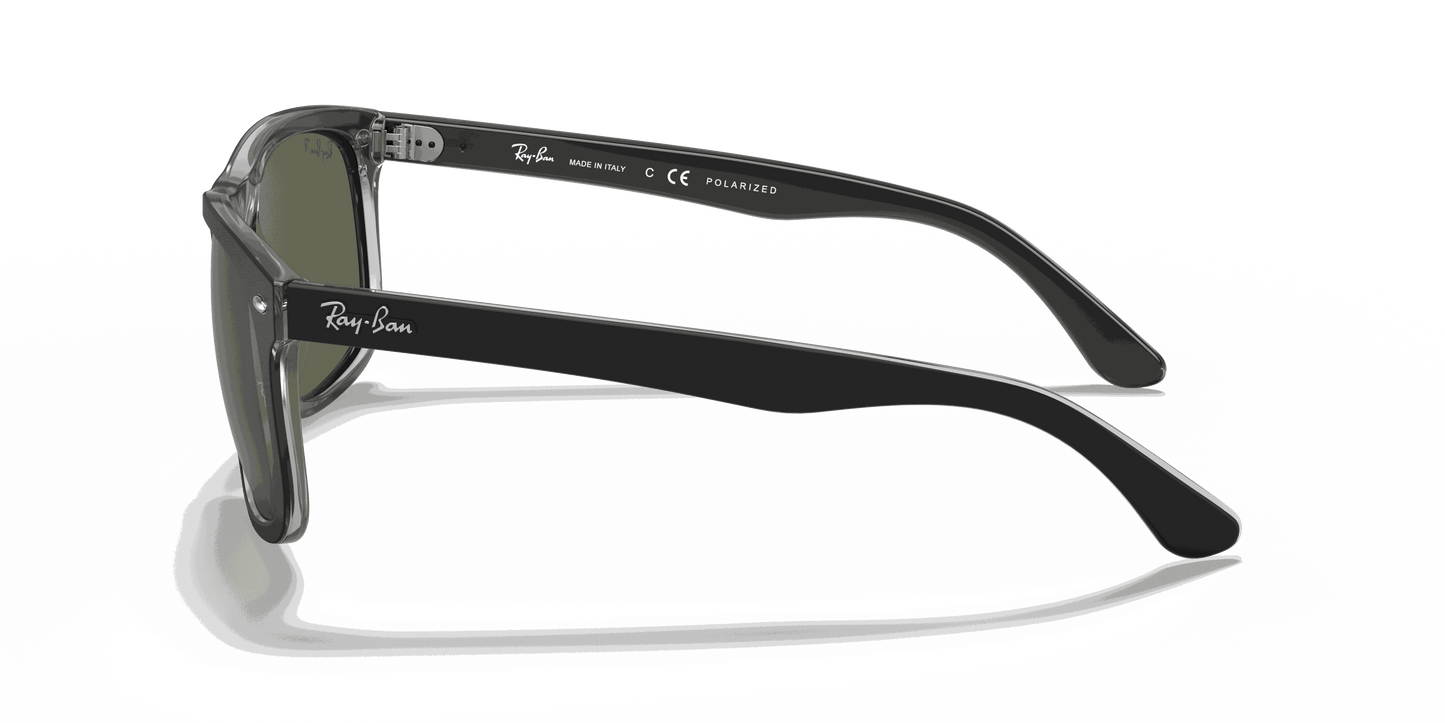 [G-15 Green Lenses, Matte Black On Transparent Frame]