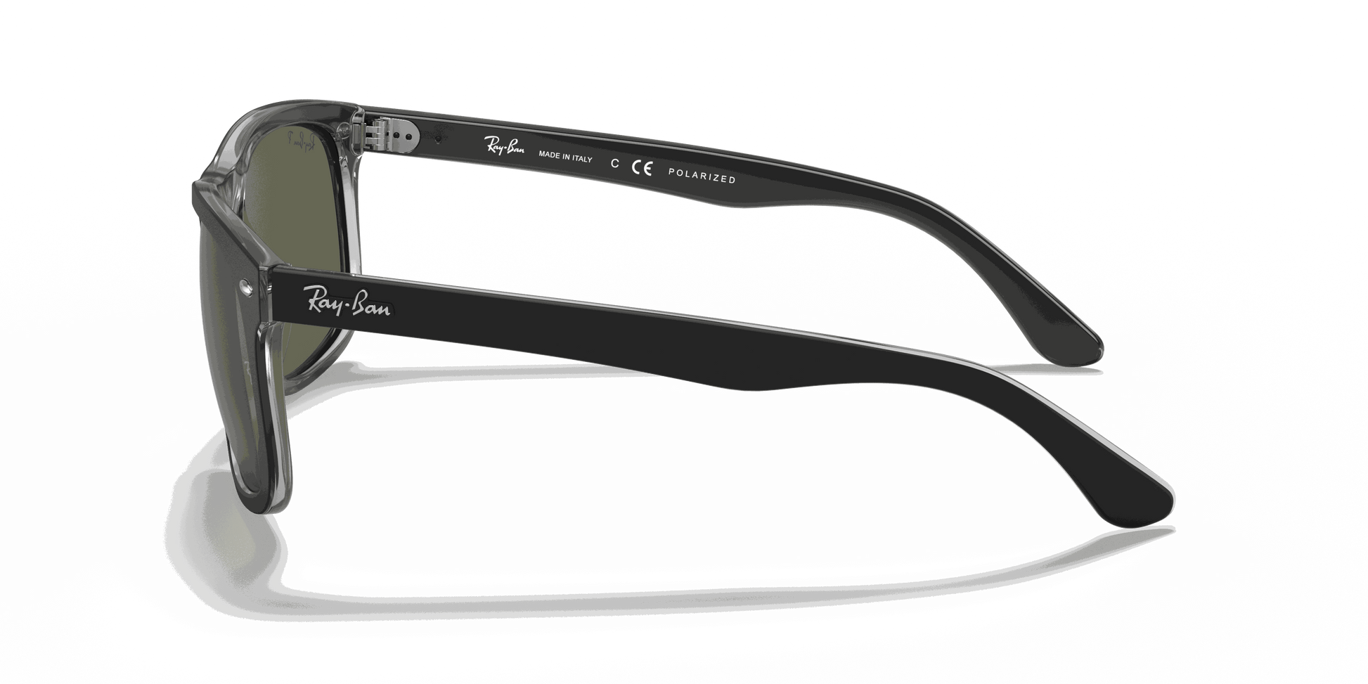 [G-15 Green Lenses, Matte Black On Transparent Frame]
