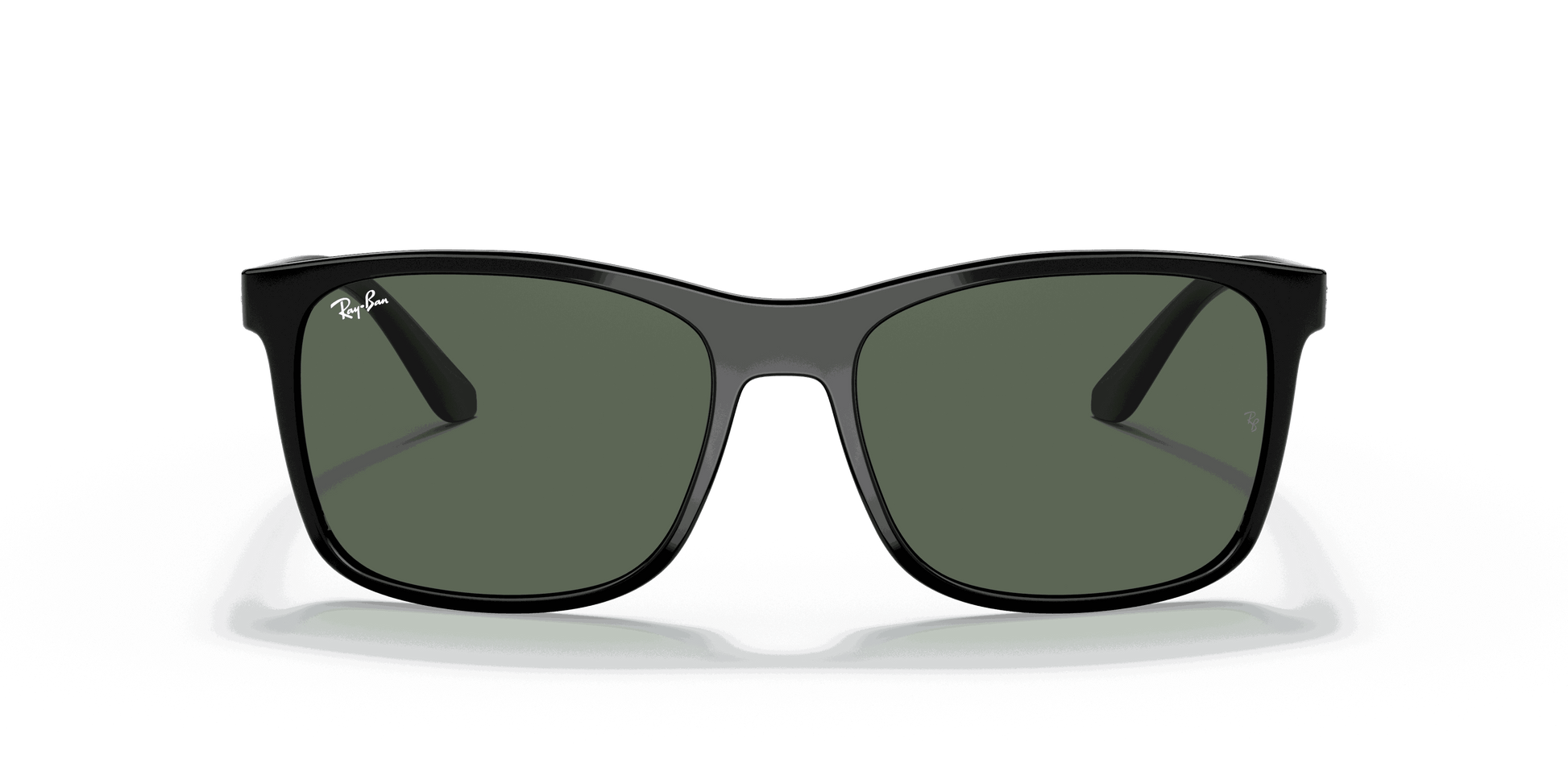 [Dark Green Lenses, Polished Black Frame]