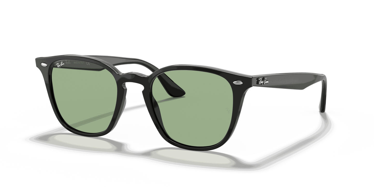 [Light Green Classic Lenses, Polished Black Frame]