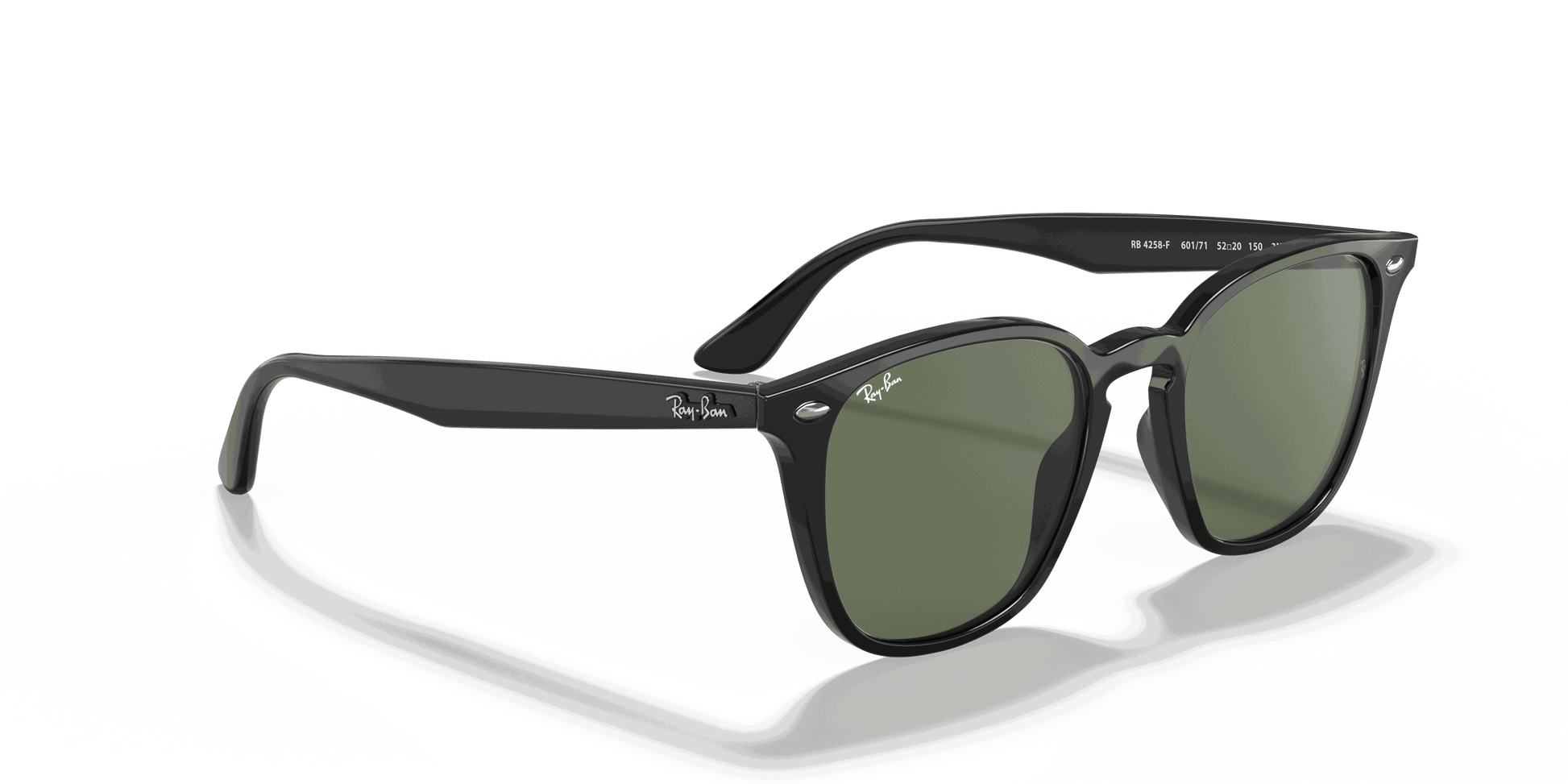 [Green Classic Lenses, Polished Black Frame]