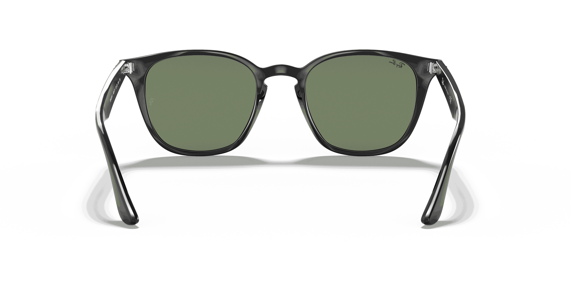 [Green Classic Lenses, Polished Black Frame]