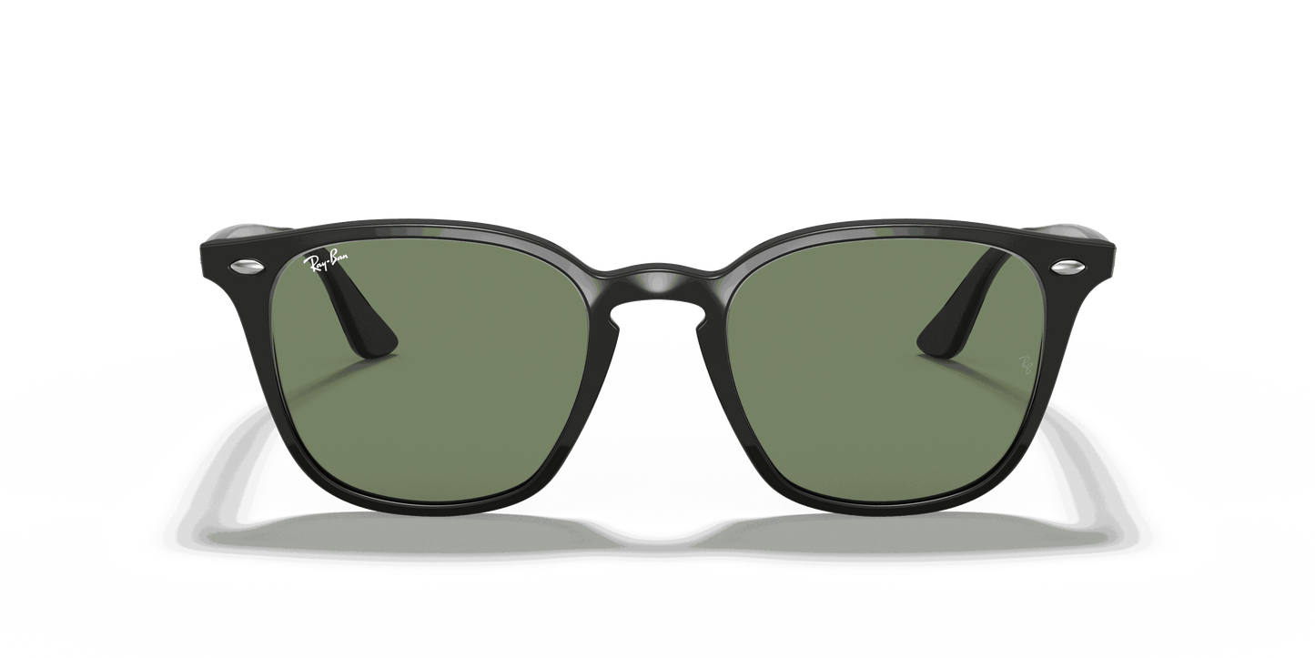 [Green Classic Lenses, Polished Black Frame]