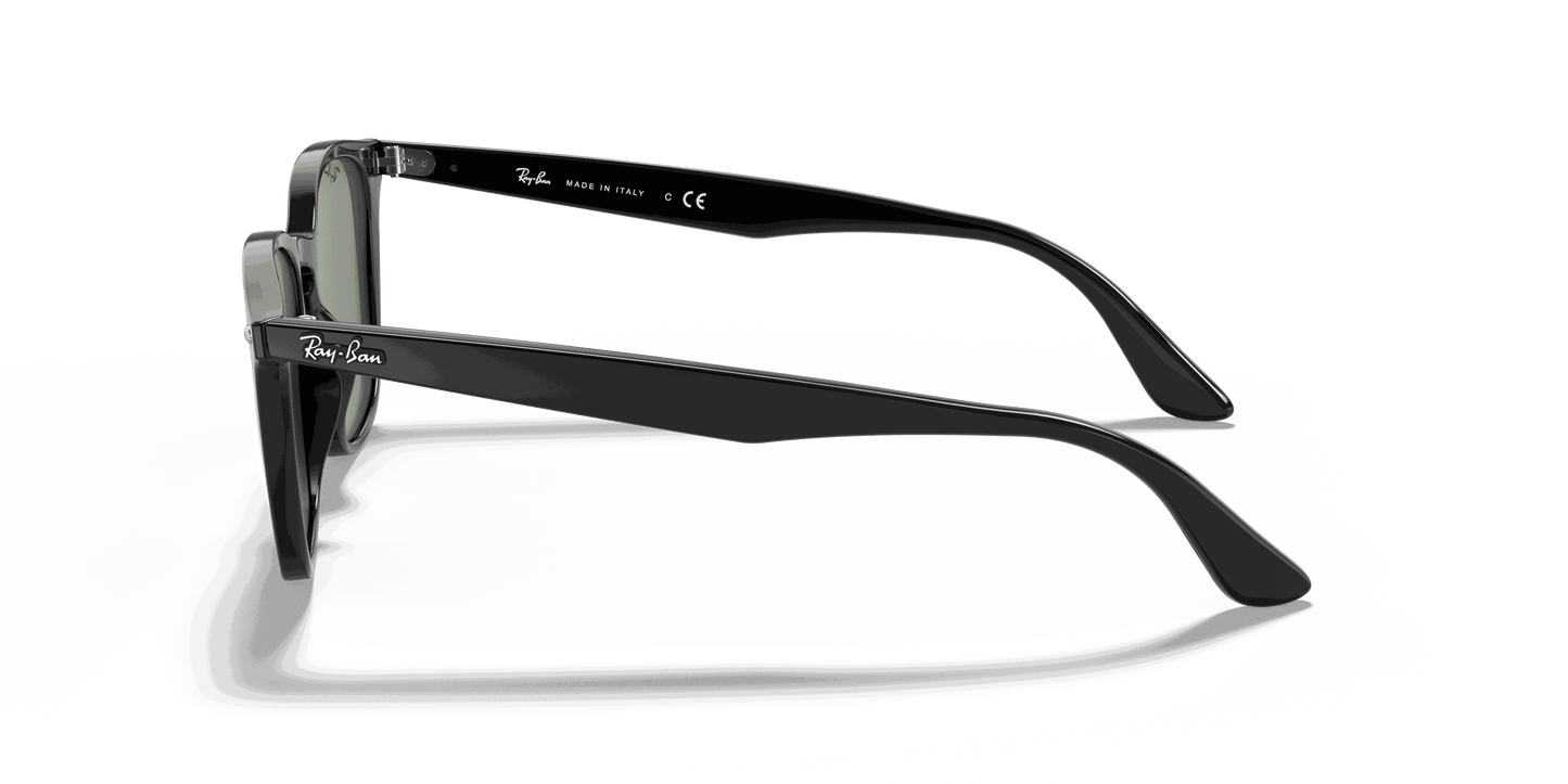 [Green Classic Lenses, Polished Black Frame]