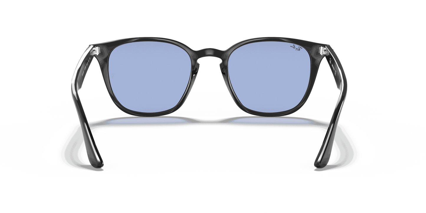 [Blue Classic Lenses, Polished Black Frame]