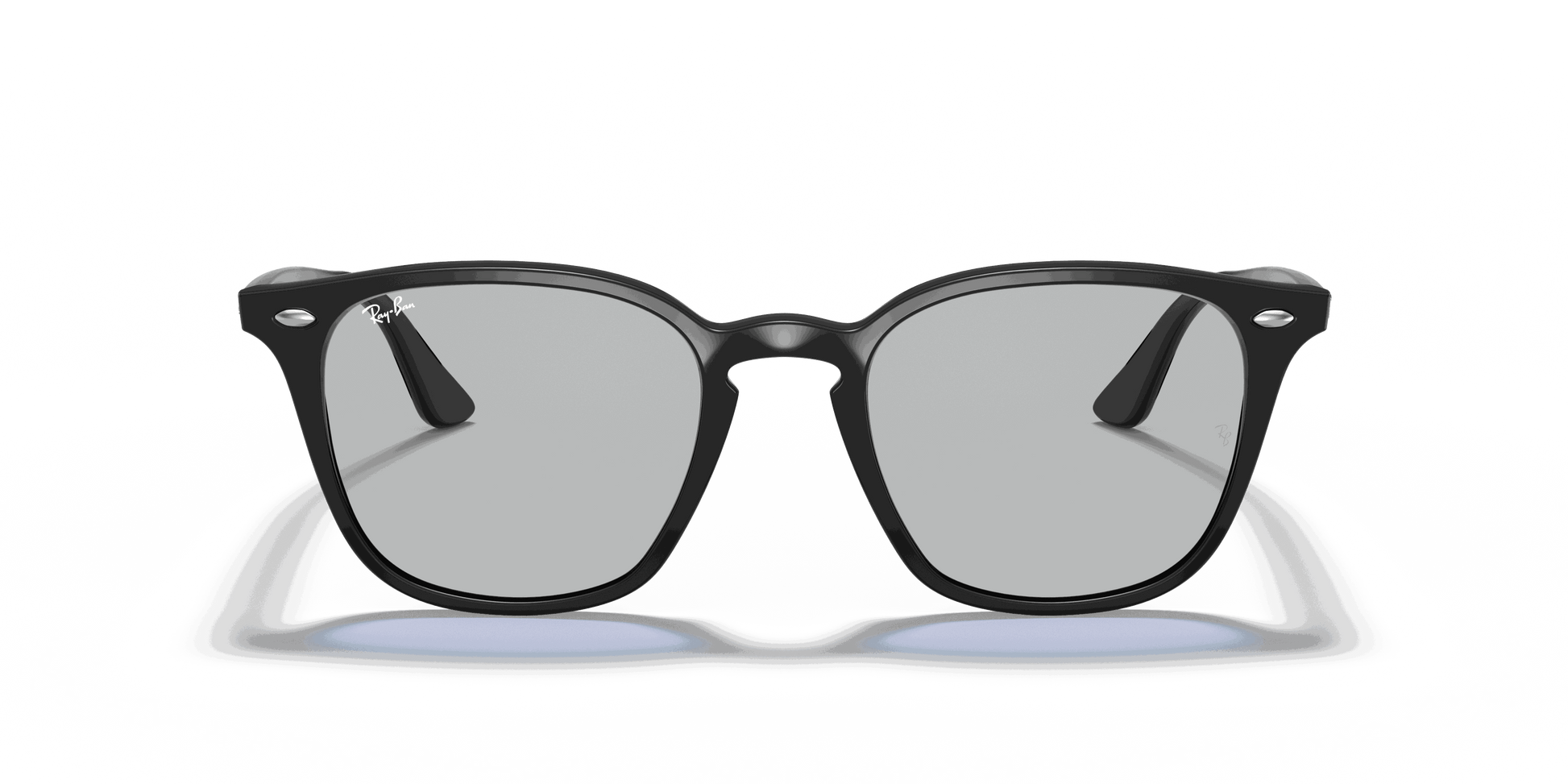 [Dark Grey Classic Lenses, Polished Black Frame]