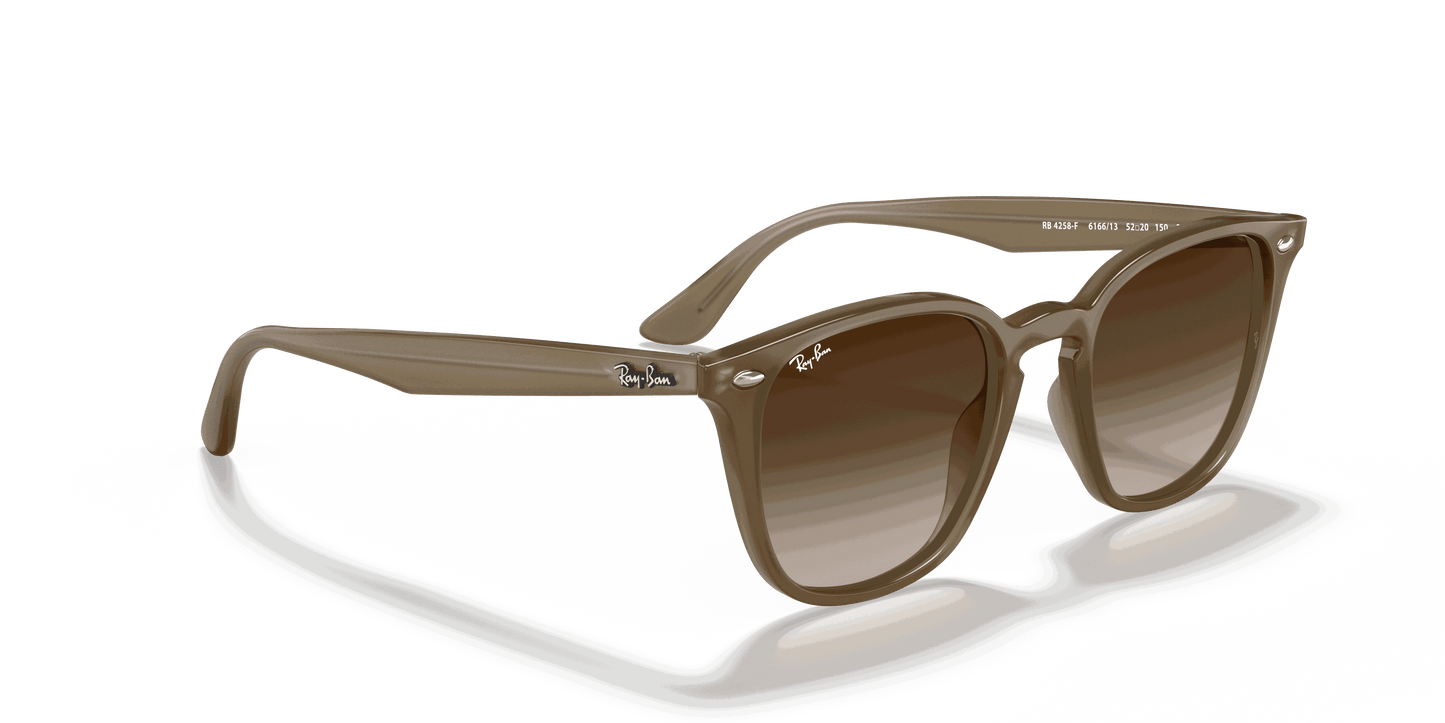 [Brown Gradient Dark Brown Lenses, Polished Beige Frame]