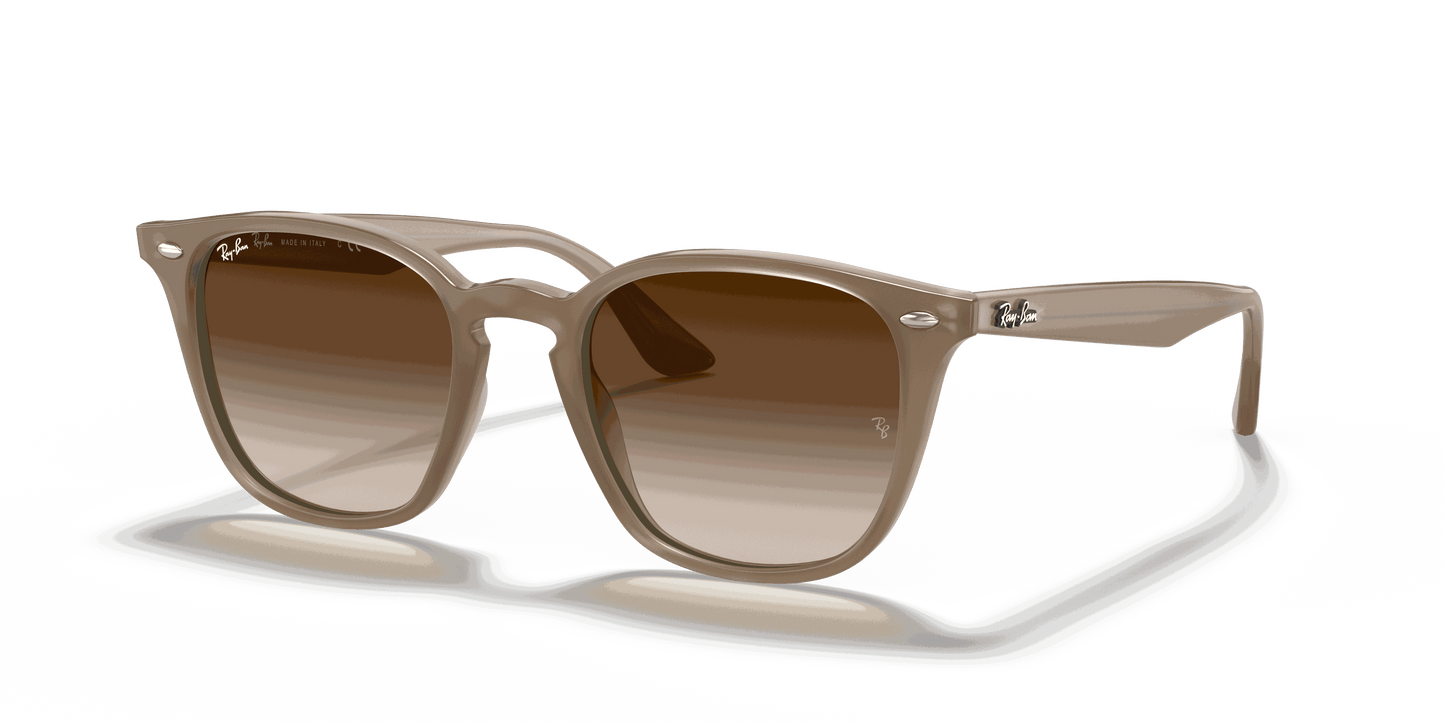 [Brown Gradient Dark Brown Lenses, Polished Beige Frame]