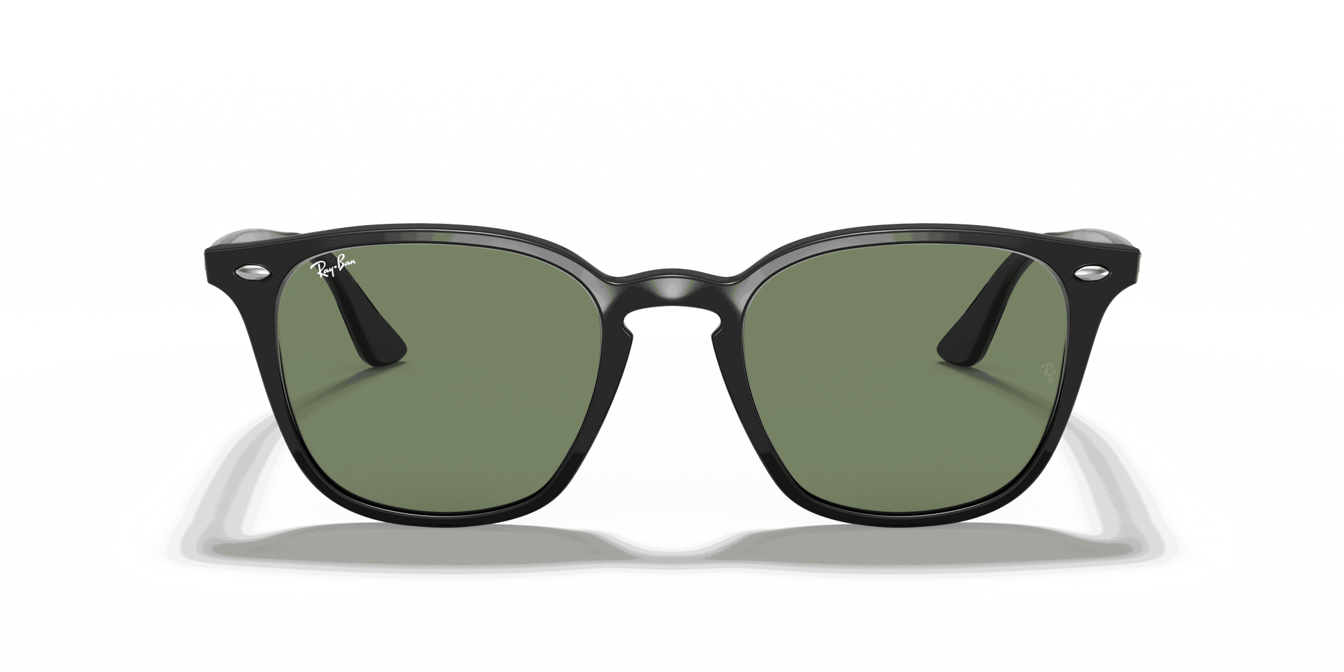 [Green Lenses, Polished Black Frame]
