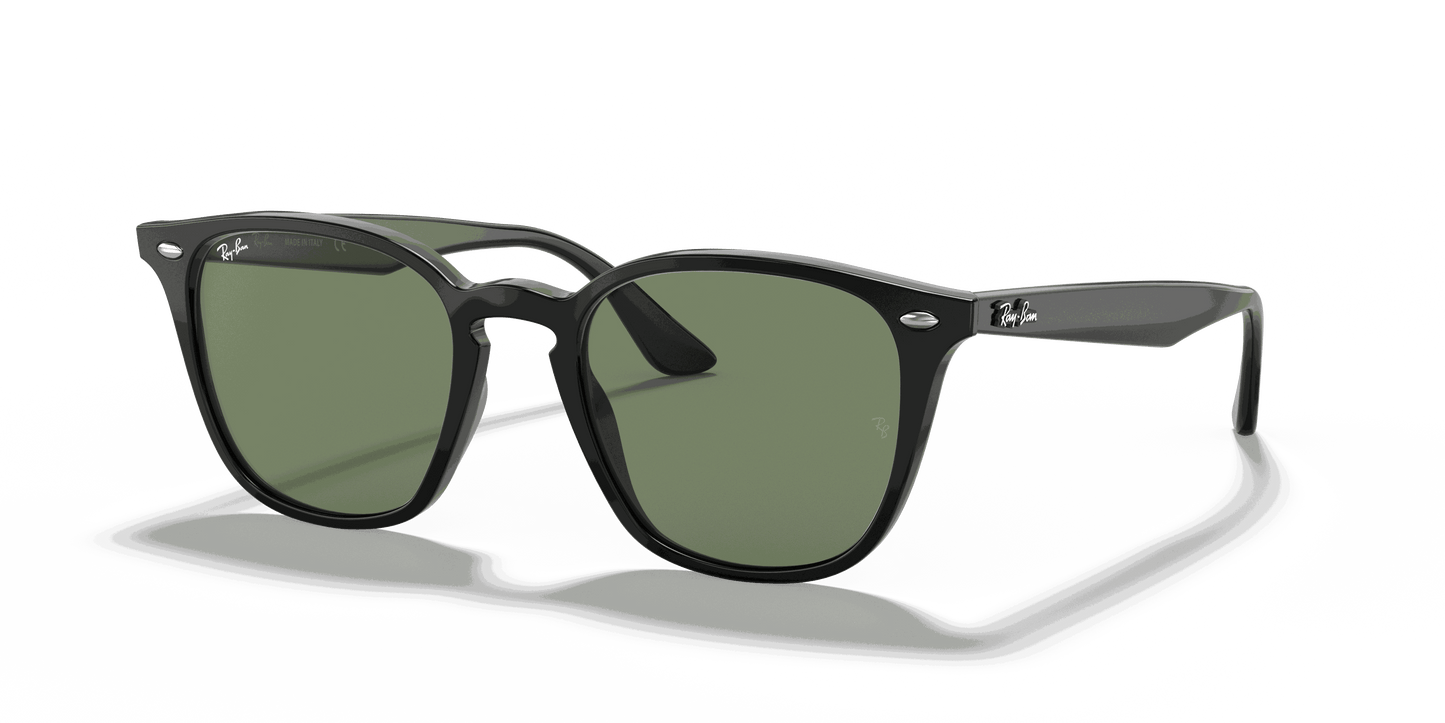[Green Lenses, Polished Black Frame]