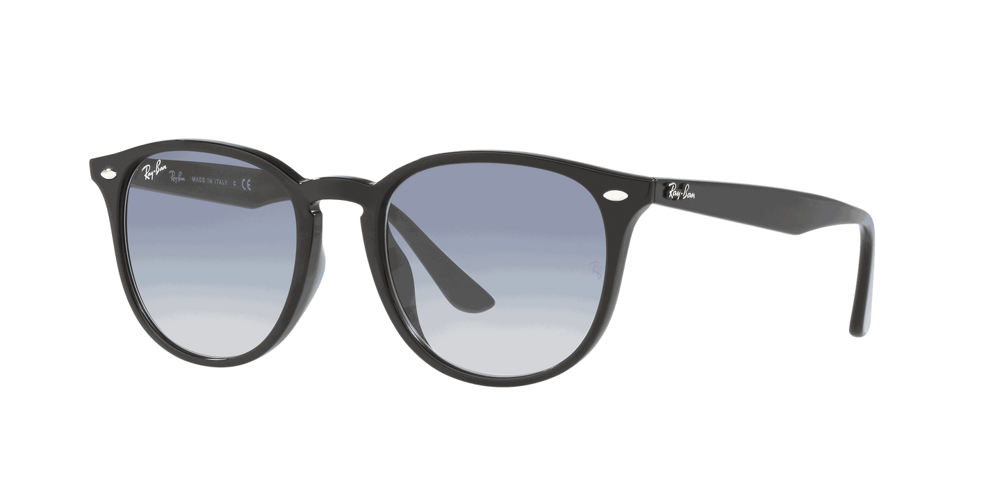 [Light Blue Lenses, Polished Black Frame]