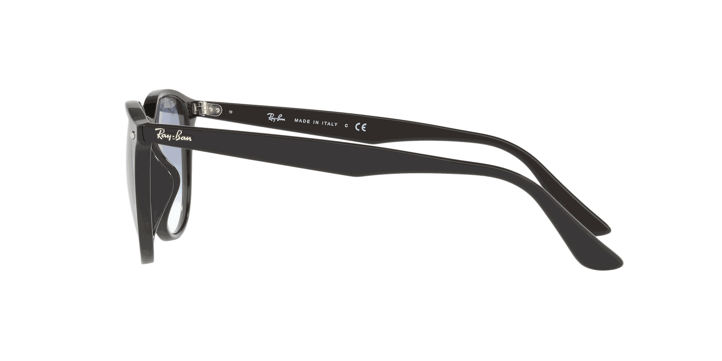 [Light Blue Lenses, Polished Black Frame]