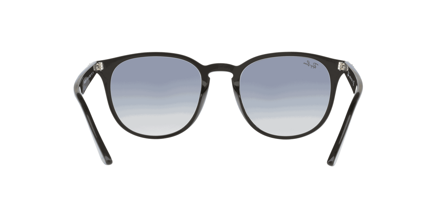 [Light Blue Lenses, Polished Black Frame]