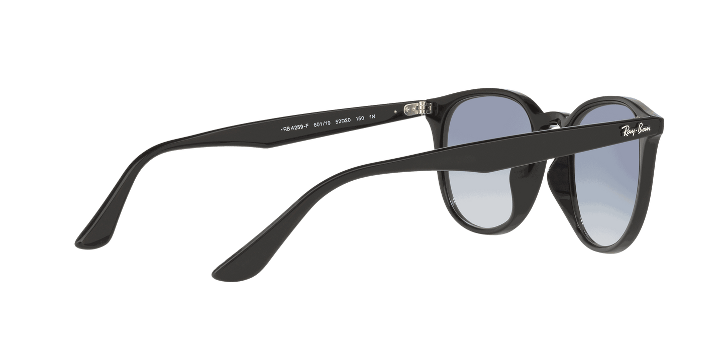 [Light Blue Lenses, Polished Black Frame]