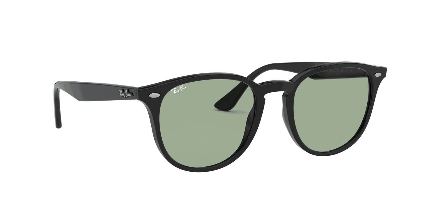 [Light Green Classic Lenses, Polished Black Frame]