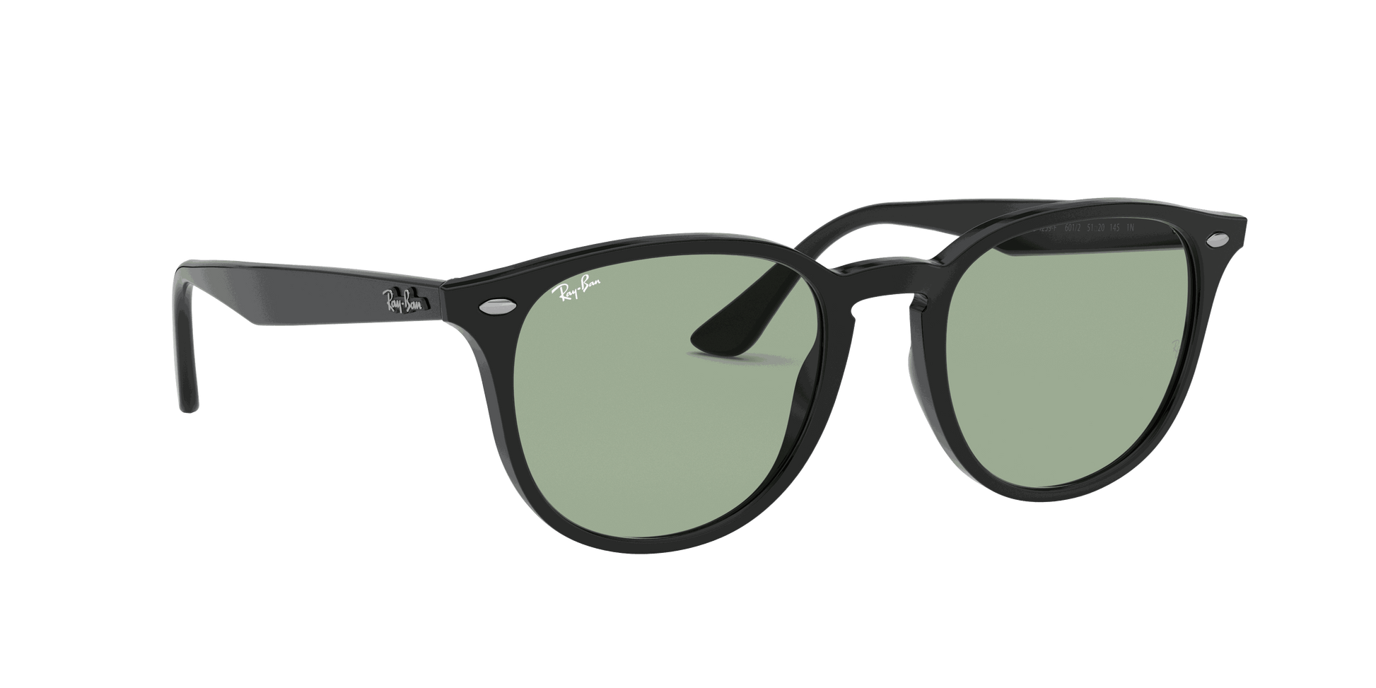 [Light Green Classic Lenses, Polished Black Frame]