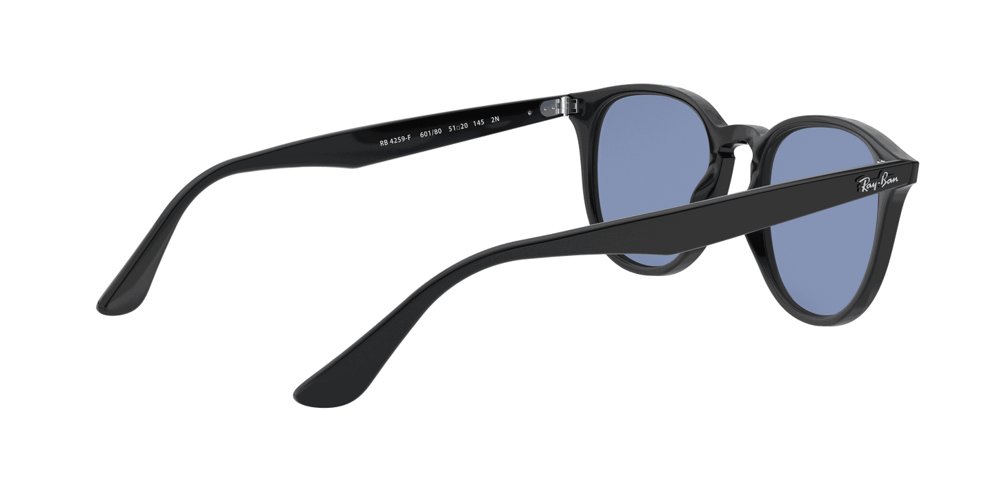 [Blue Classic Lenses, Polished Black Frame]