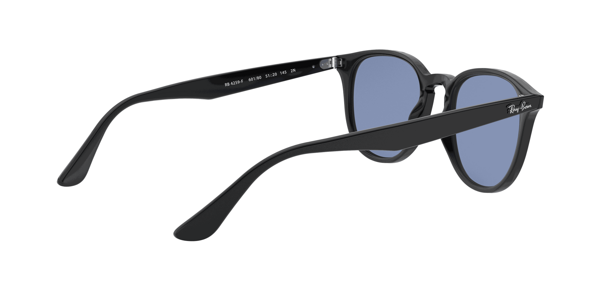 [Blue Classic Lenses, Polished Black Frame]