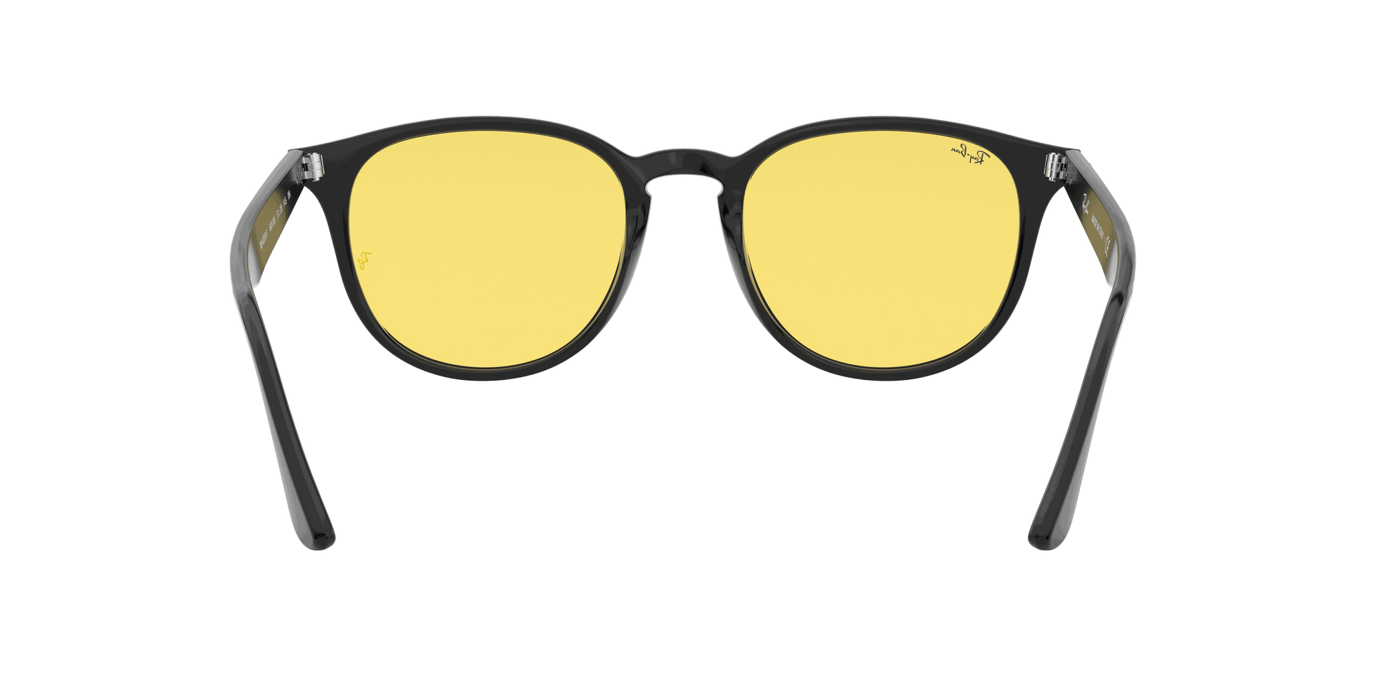[Yellow Classic Lenses, Polished Black Frame]